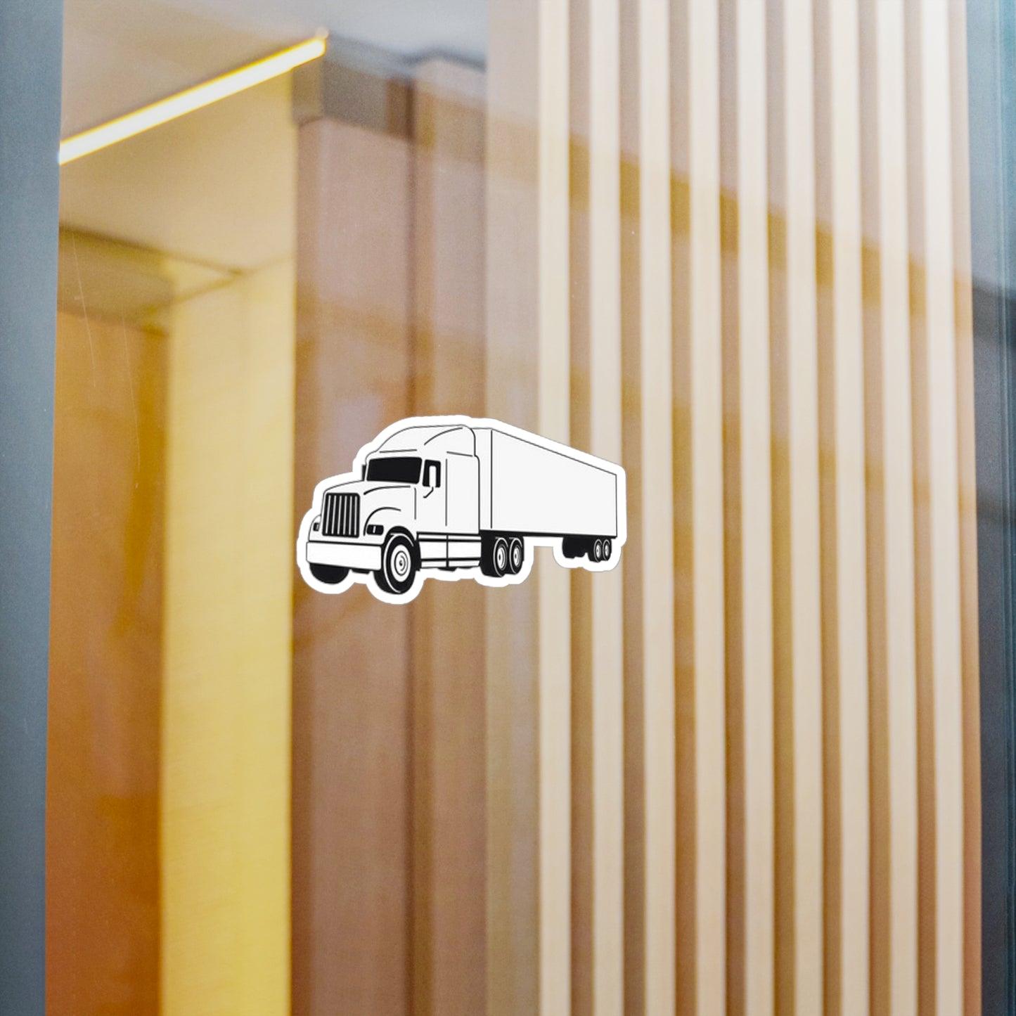 Semi Truck Vinyl Decal