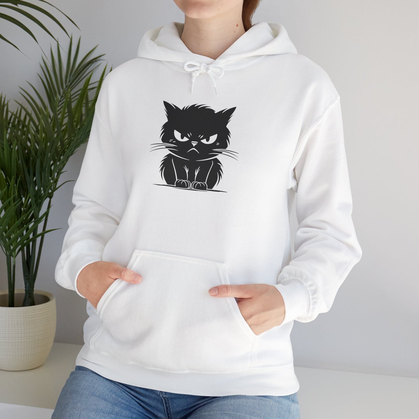 Angry Cat Unisex Hoodie