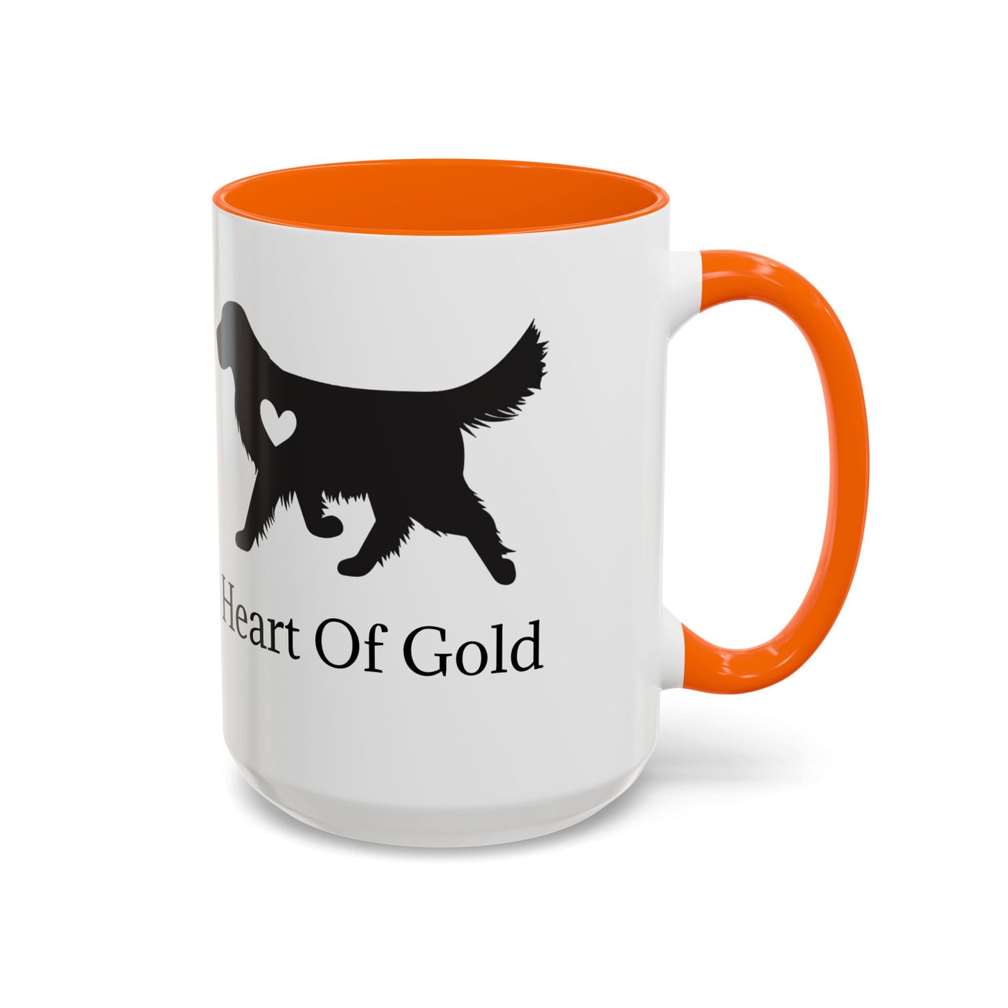 Heart Of Gold 2-Tone Coffee Mug