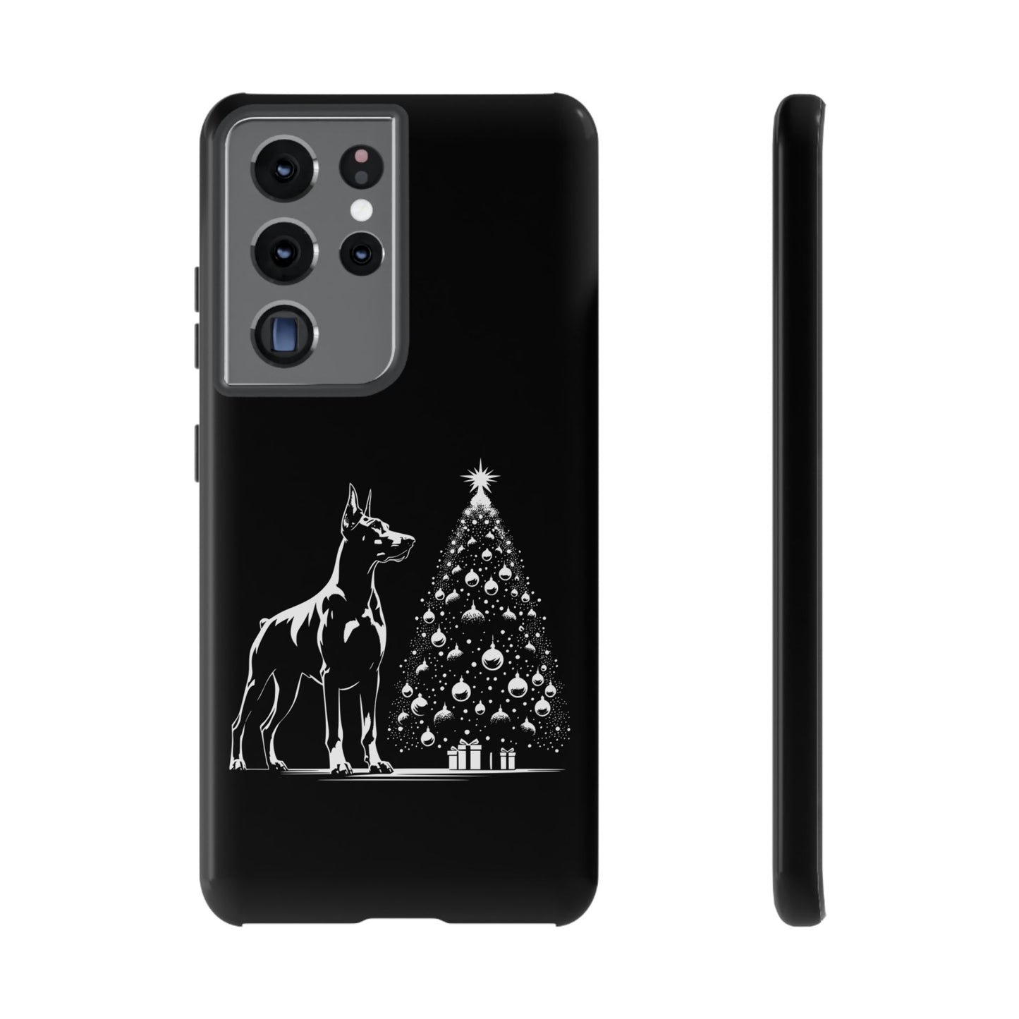 Doberman Christmas Tree Samsung Case