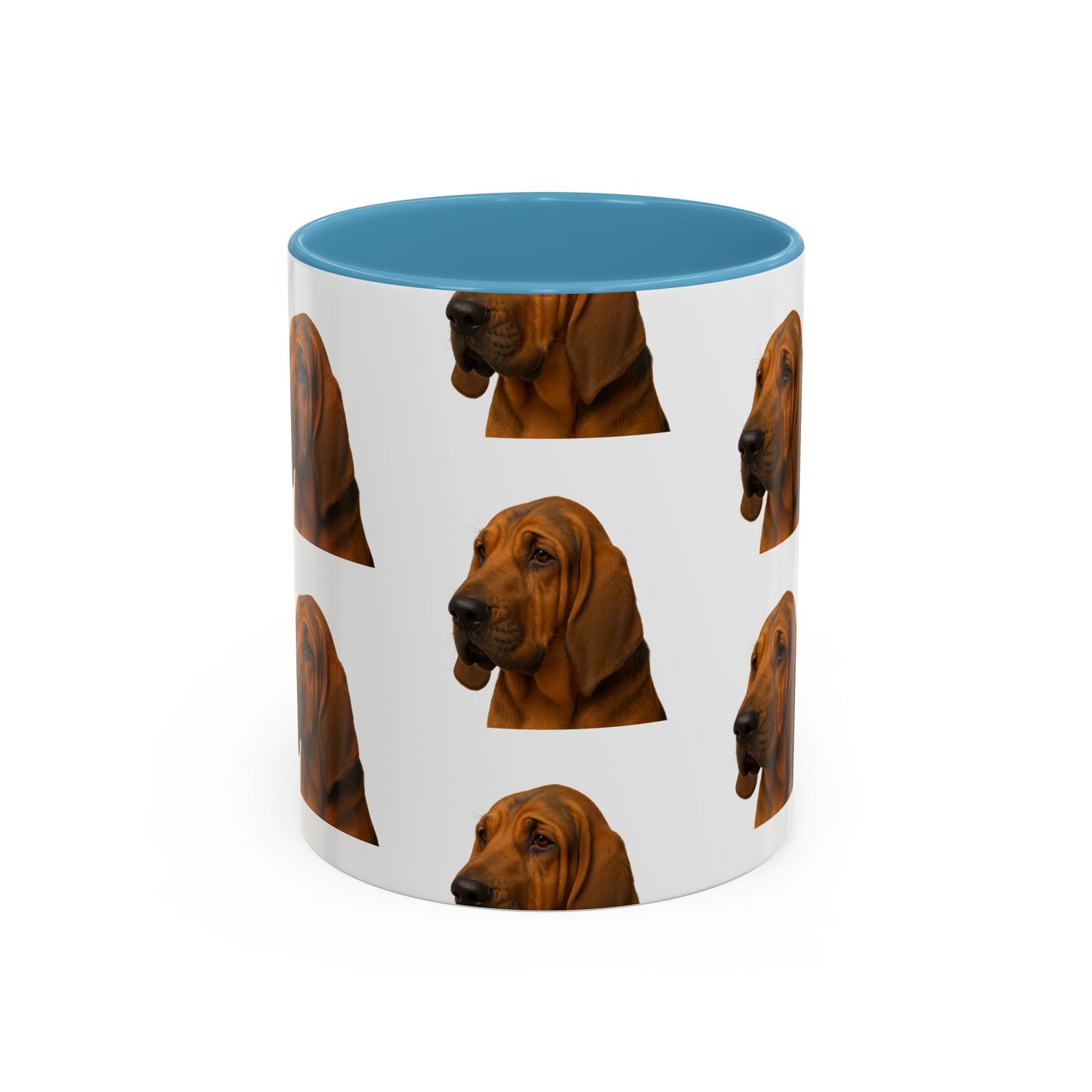 Bloodhound Head 2-Tone Coffee Mug