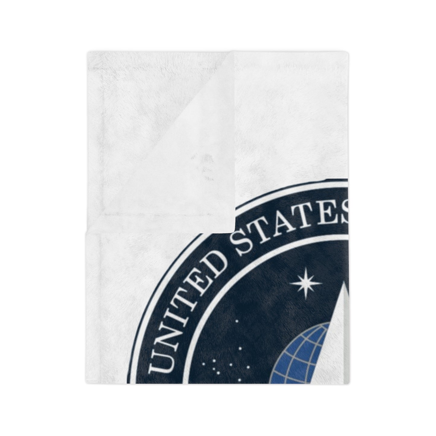 US Space Force Velveteen Microfiber Blanket