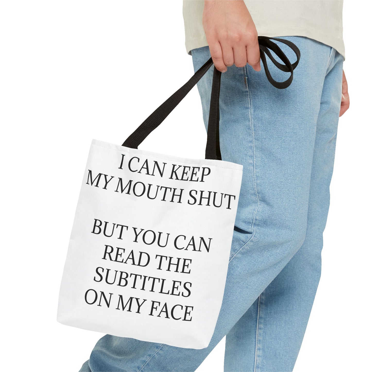 Subtitles Tote Bag