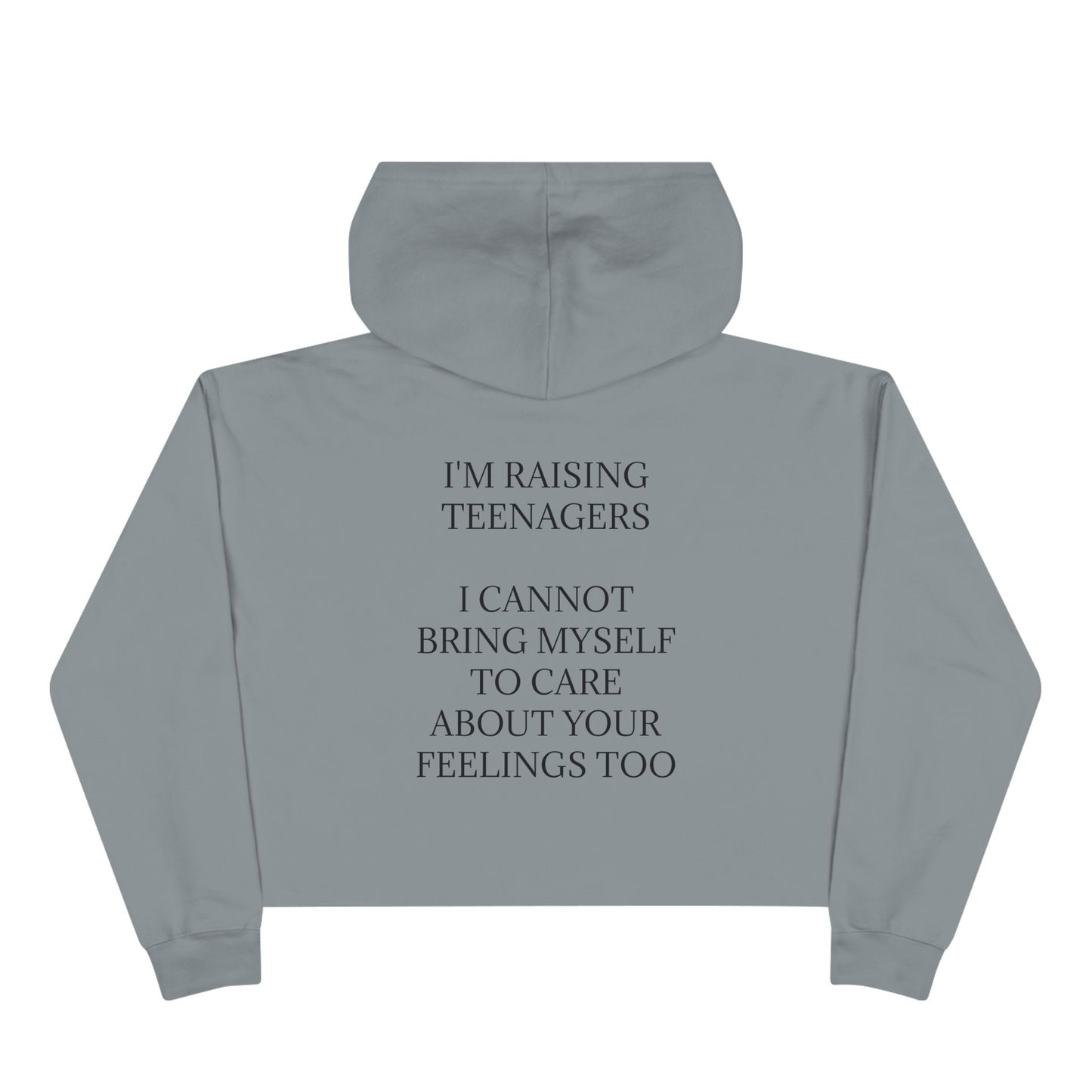 Raising Teenagers Women's Crop Hoodie