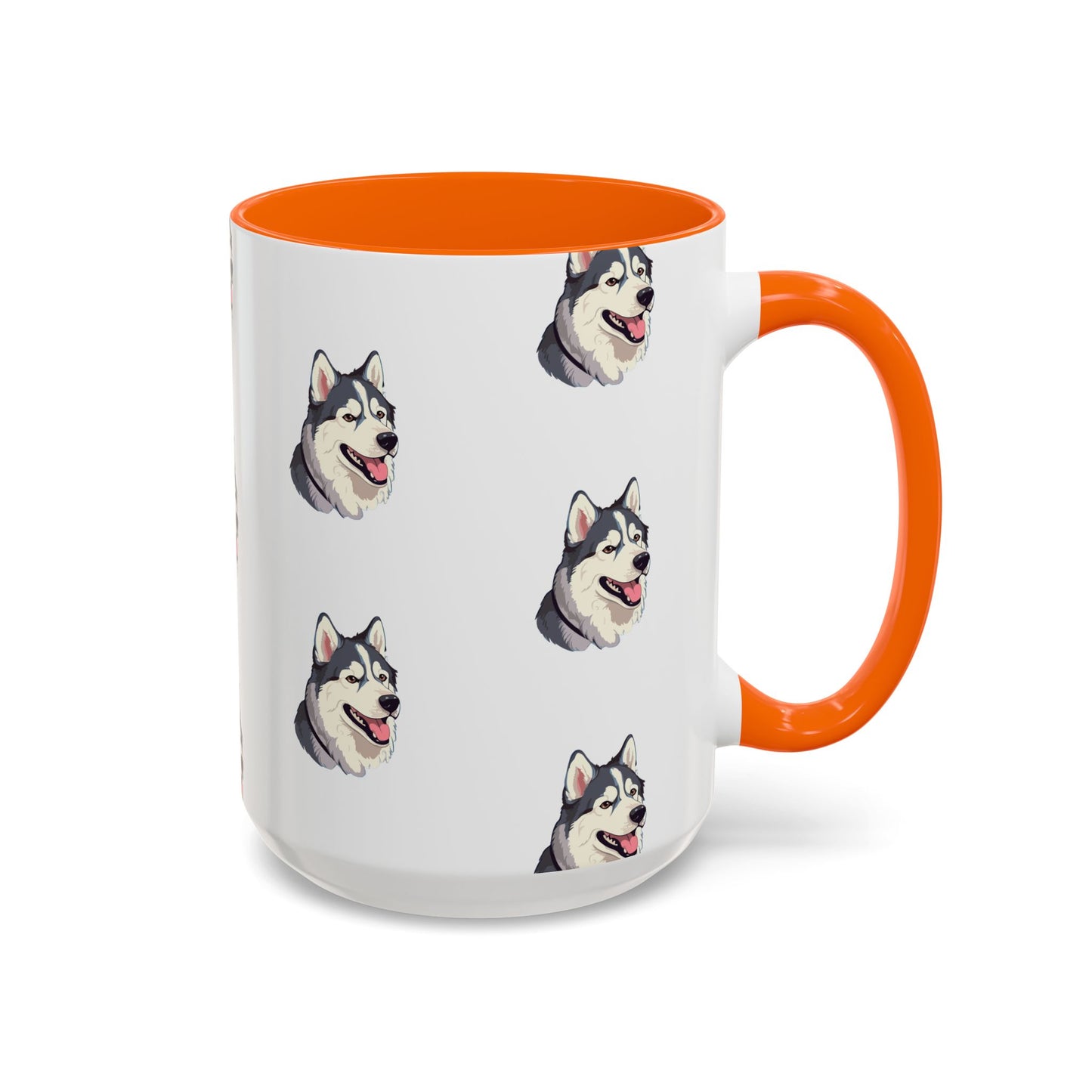 Malamute Head 2-Tone Coffee Mug