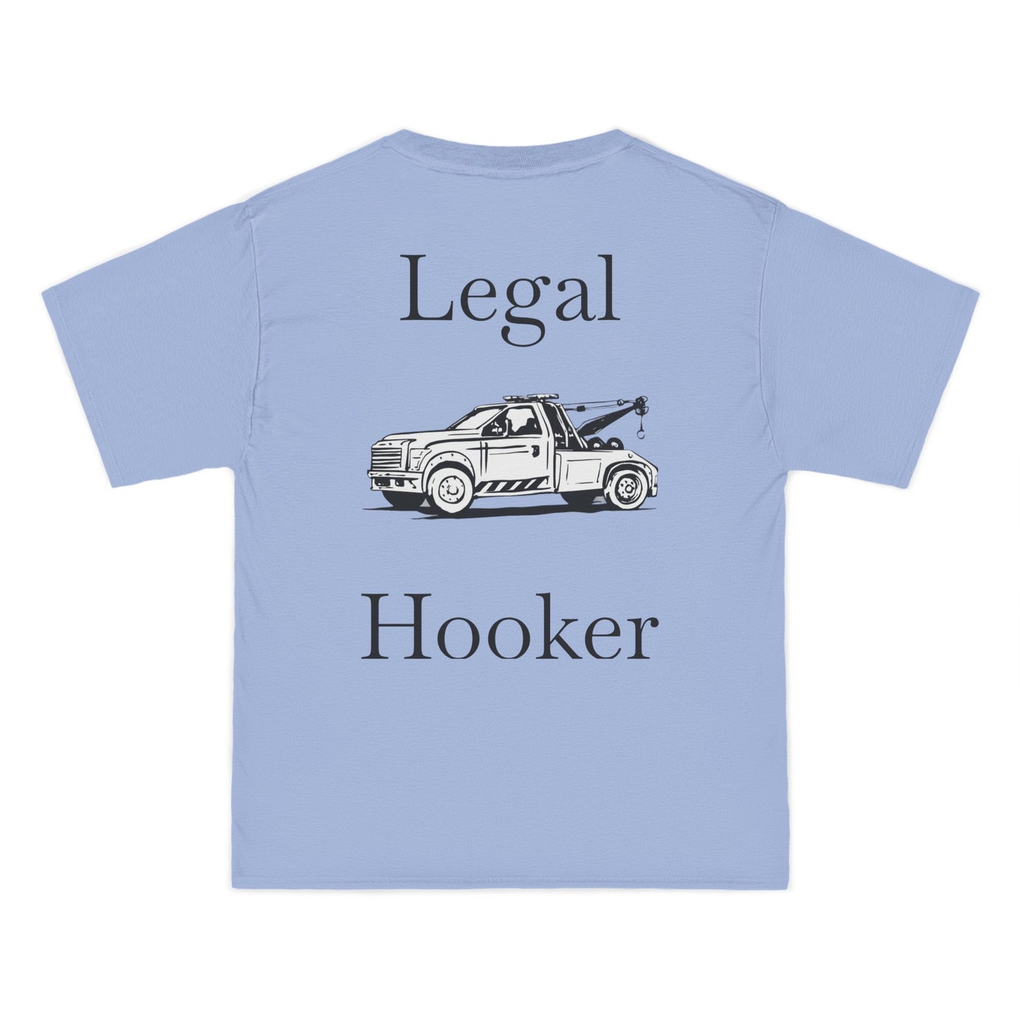 Legal H**ker Wheel Lift Tow Truck Men's Short-Sleeve Crewneck Tee