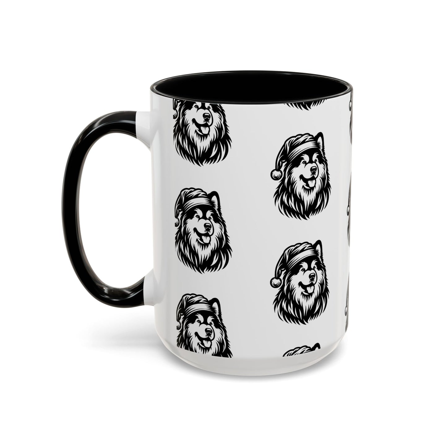 Santa Paws Malamute 2-Tone Coffee Mug
