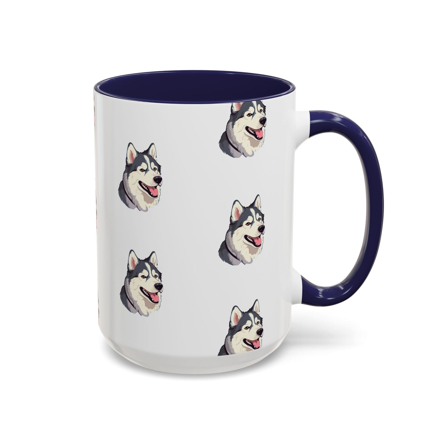 Malamute Head 2-Tone Coffee Mug