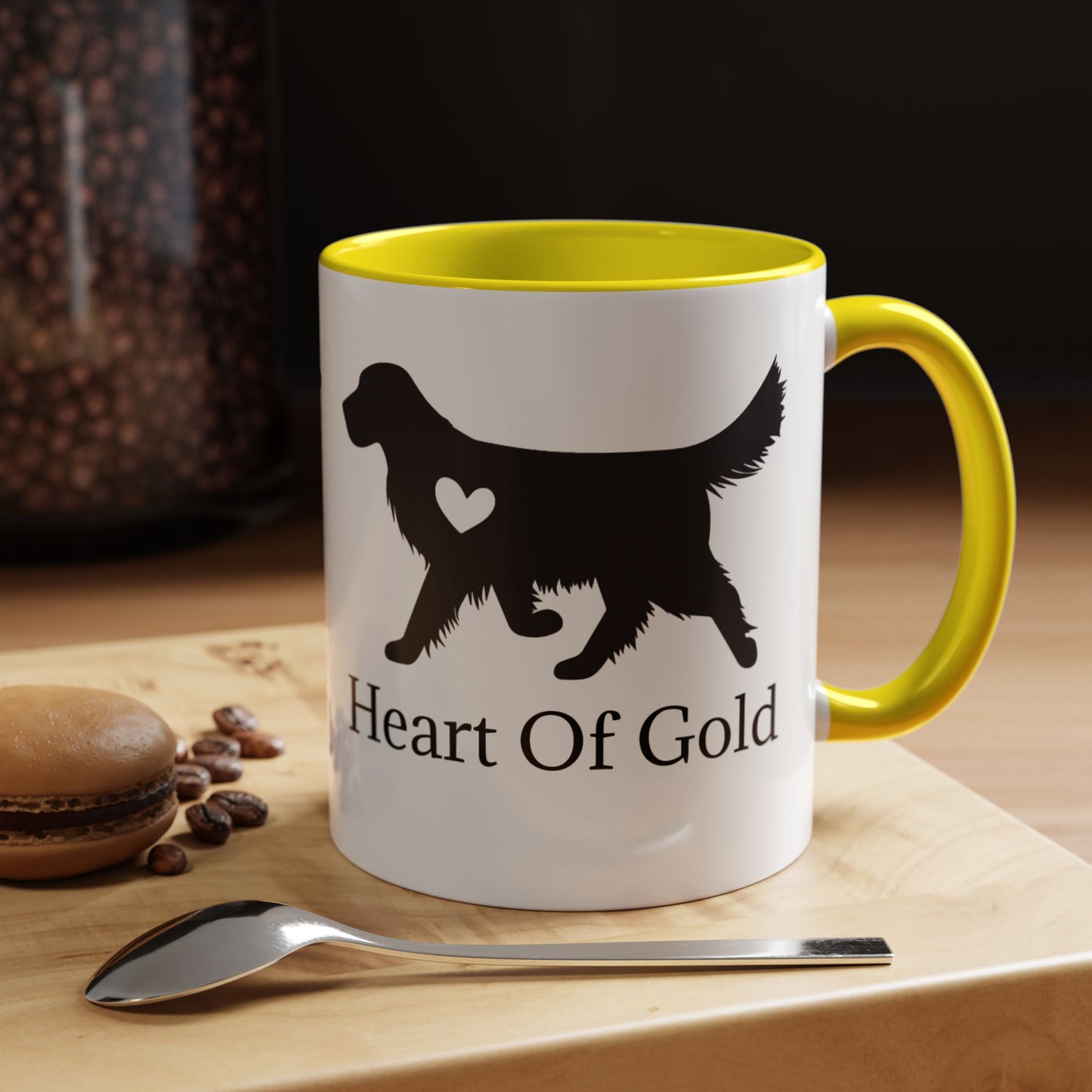 Heart Of Gold 2-Tone Coffee Mug