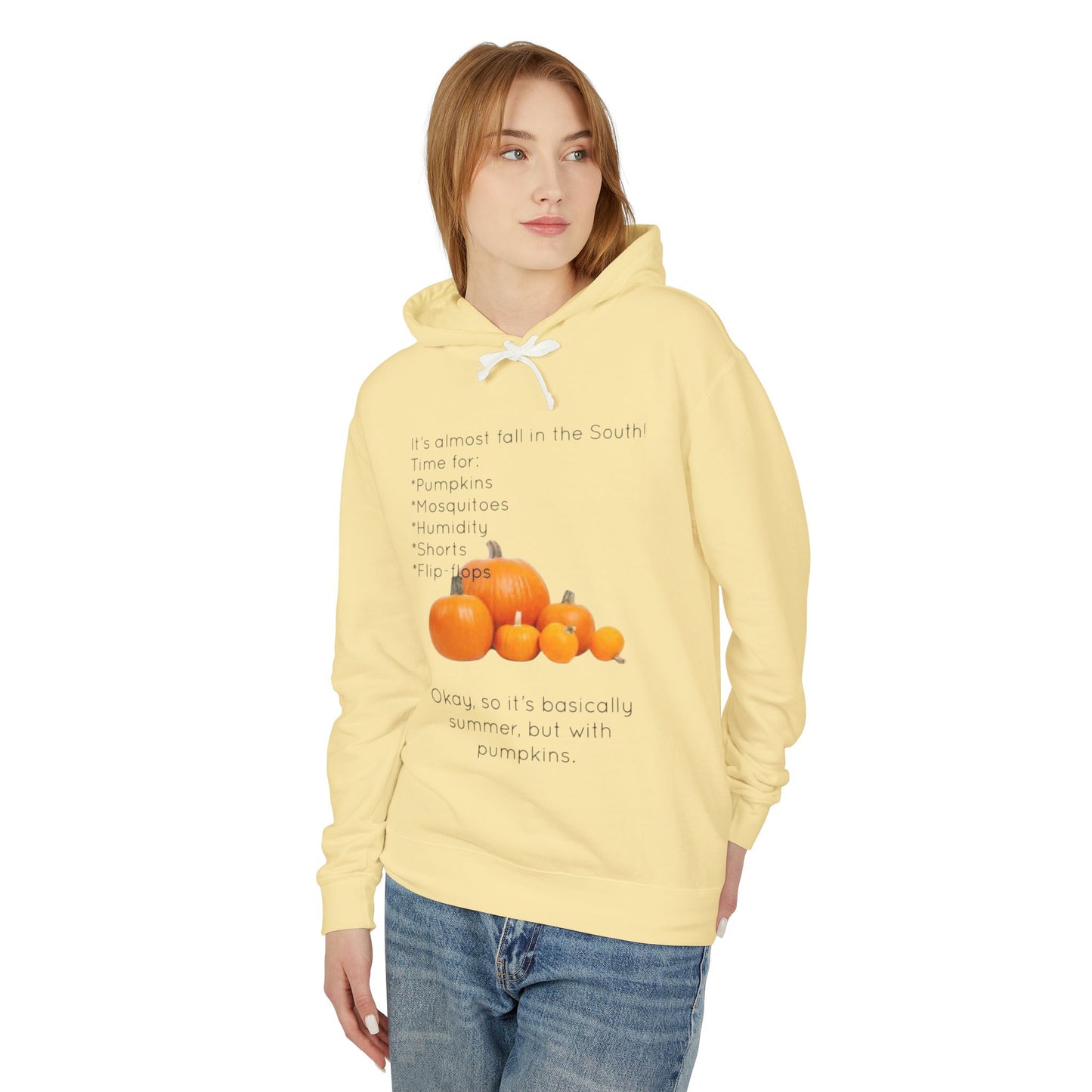 Fall In The South Unisex Lightweight Hoodie