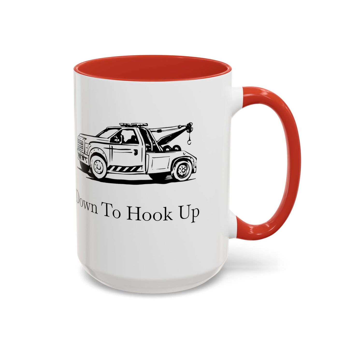 Down To Hook Up 2-Tone Coffee Mug