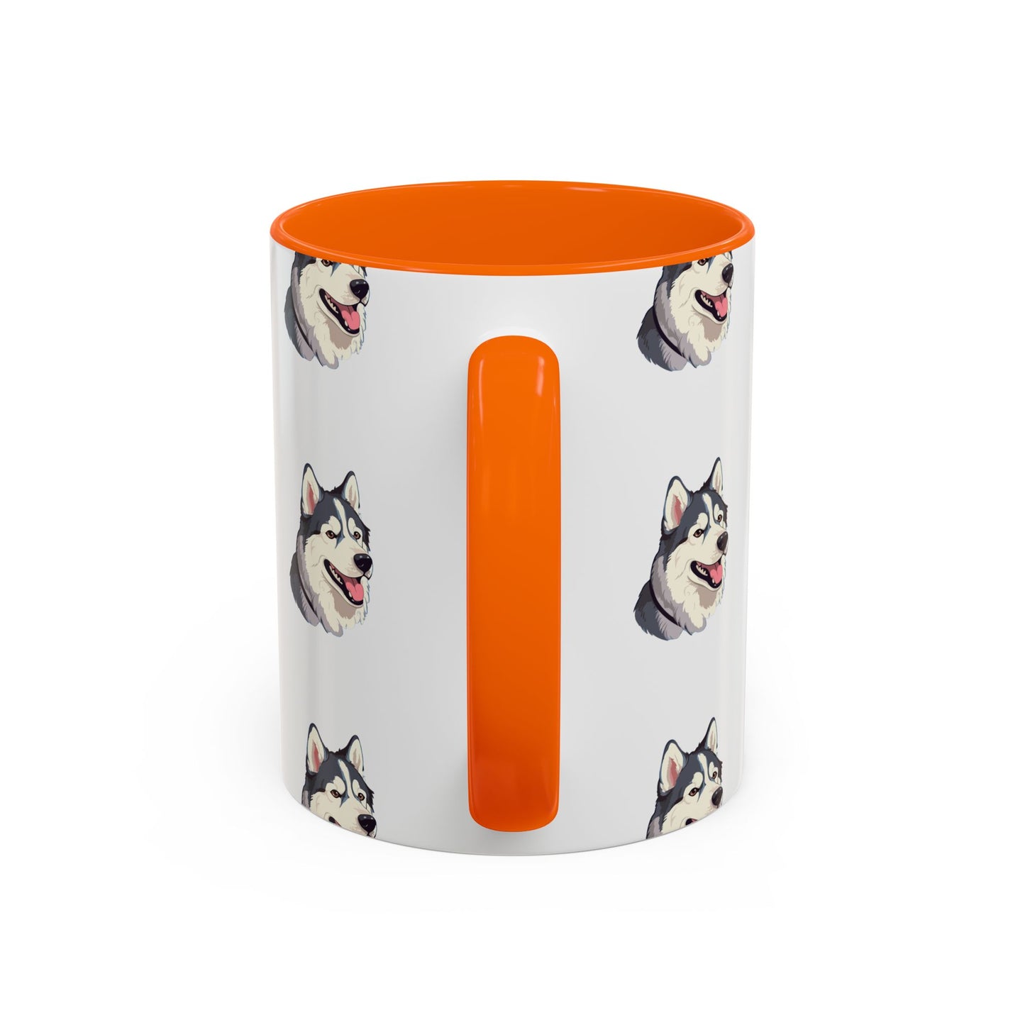 Malamute Head 2-Tone Coffee Mug
