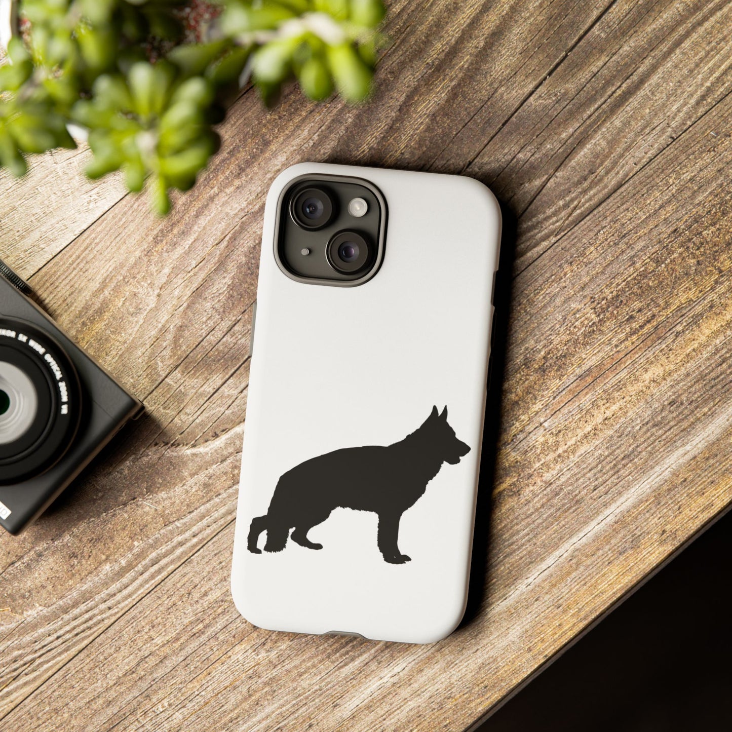 German Shepherd Silhouette iPhone Case