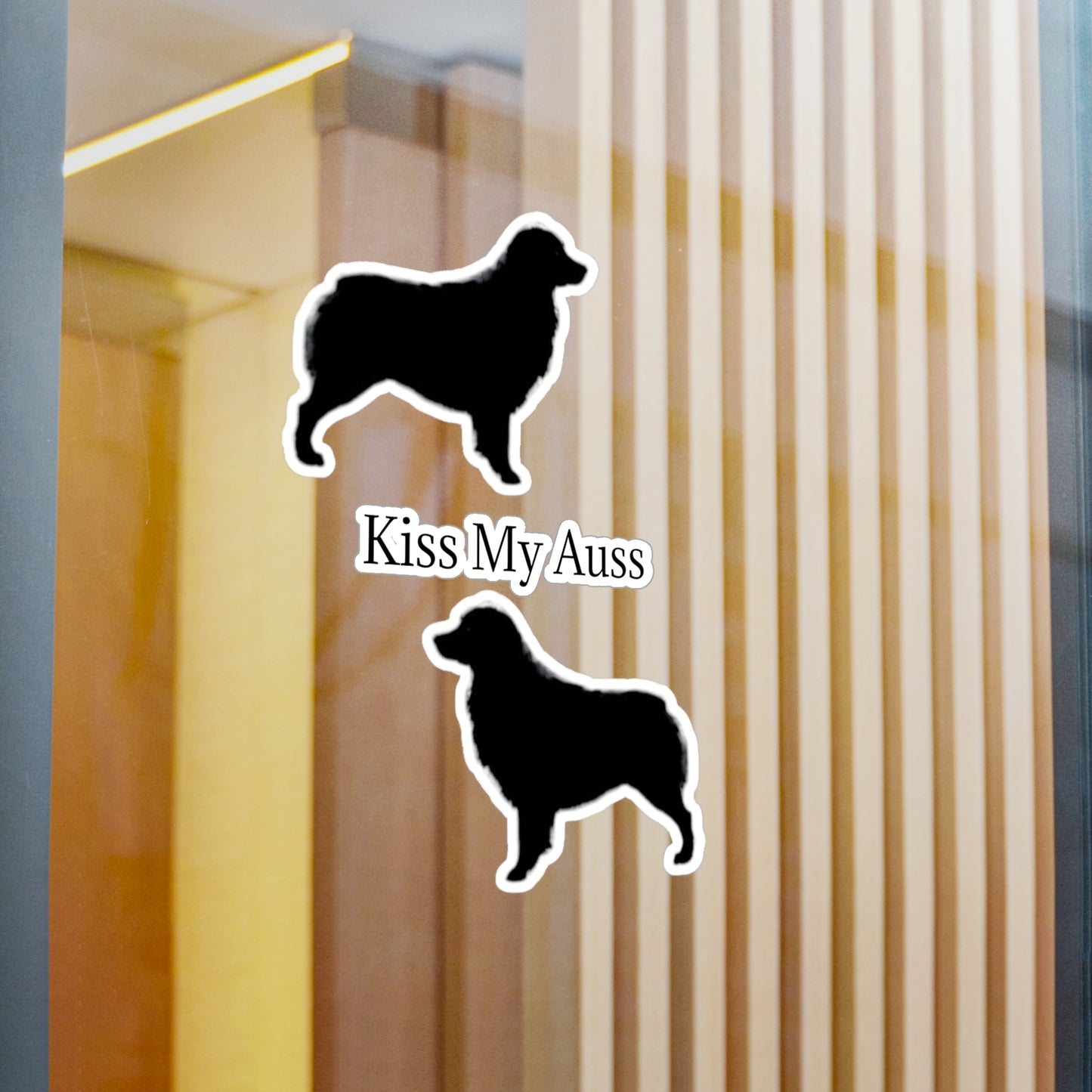 Kiss My Auss Vinyl Decal
