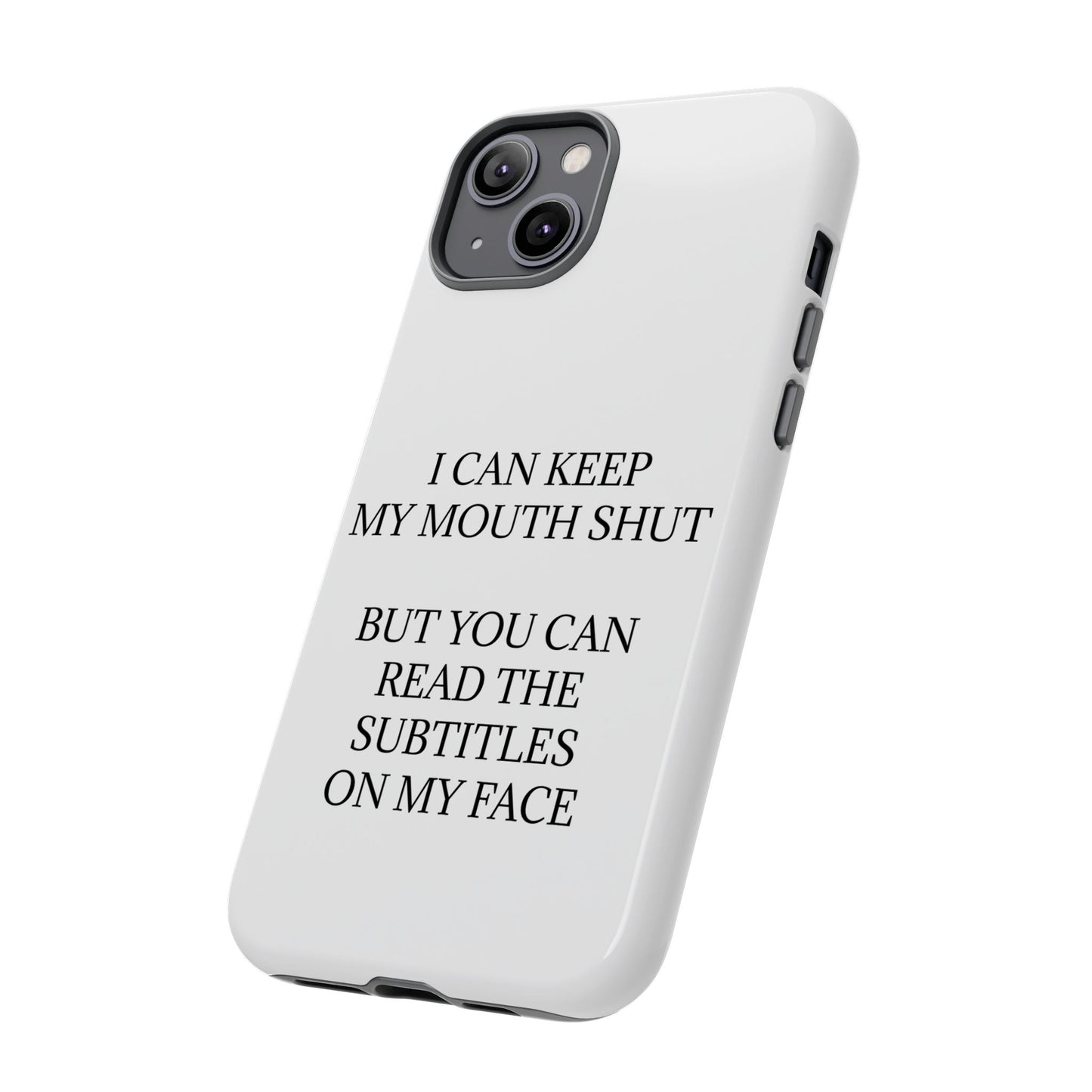 Subtitles iPhone Case