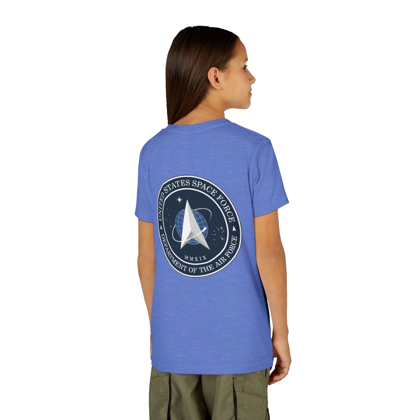 US Space Force Youth Unisex Short Sleeve Crewneck Tee