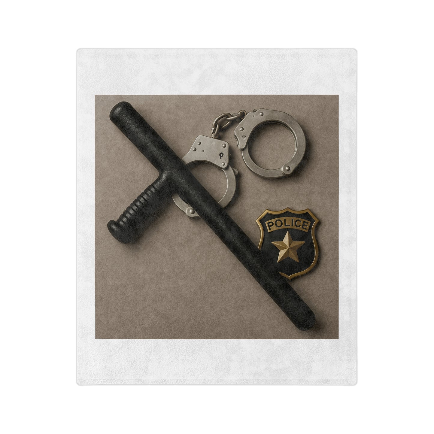 Law Enforcement Appreciation Velveteen Microfiber Blanket