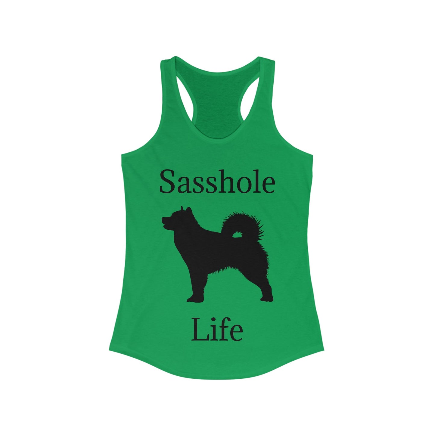 Sasshole Life Women's Racerback Tank