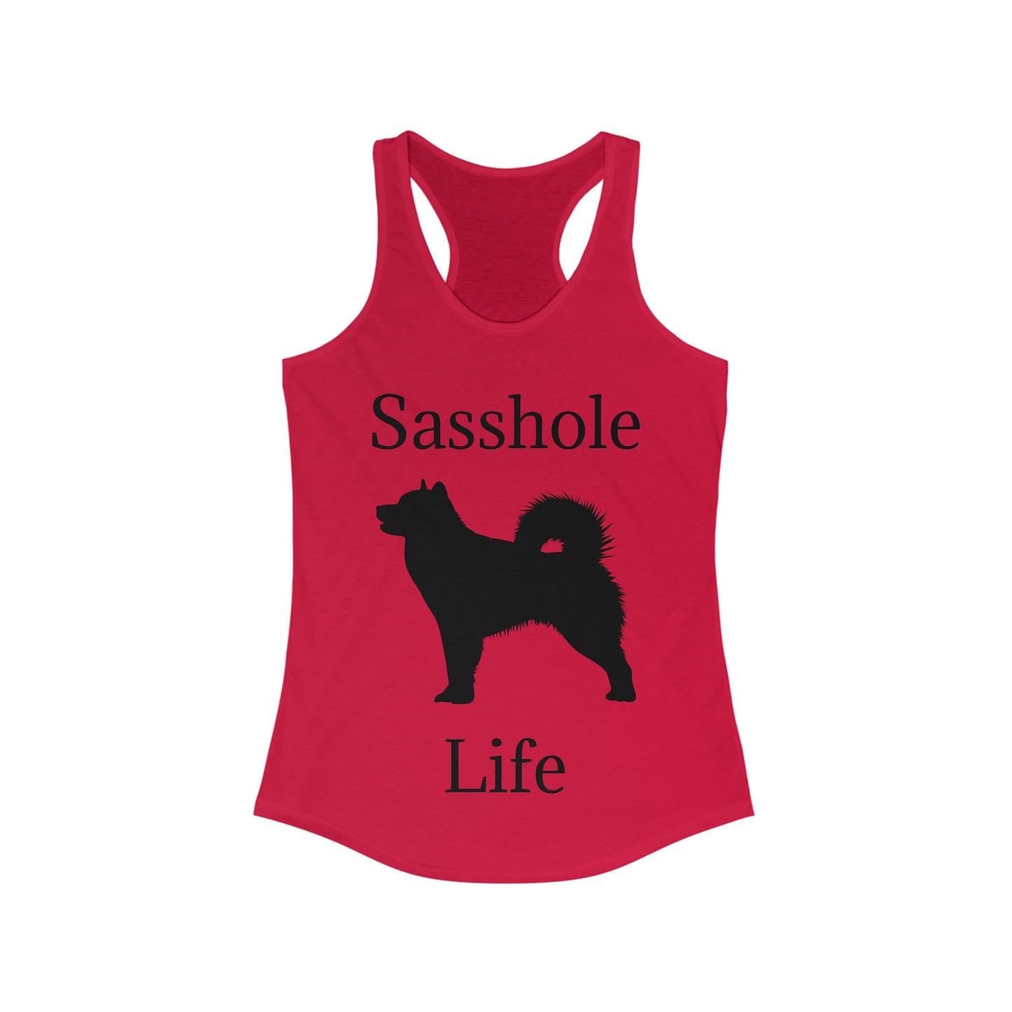Sasshole Life Women's Racerback Tank