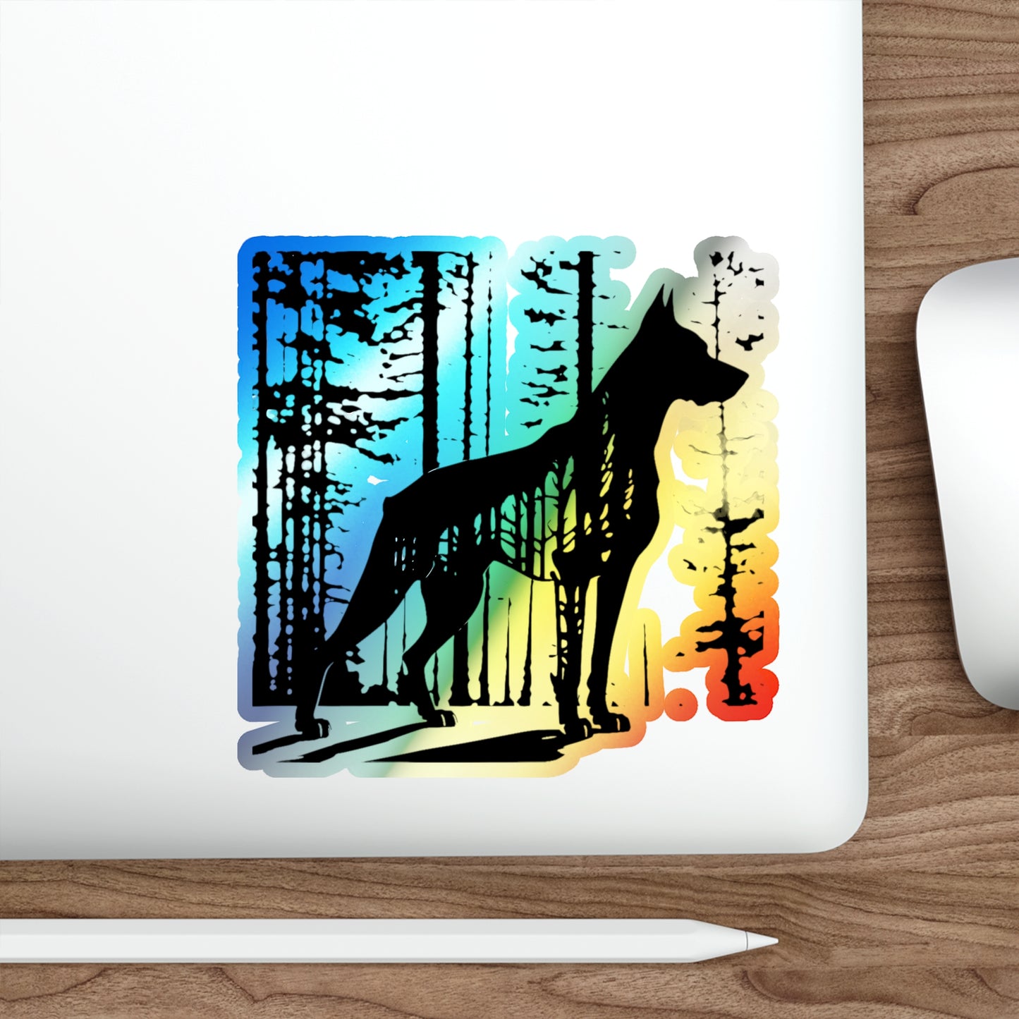 Guardian Of The Forest Holographic Sticker