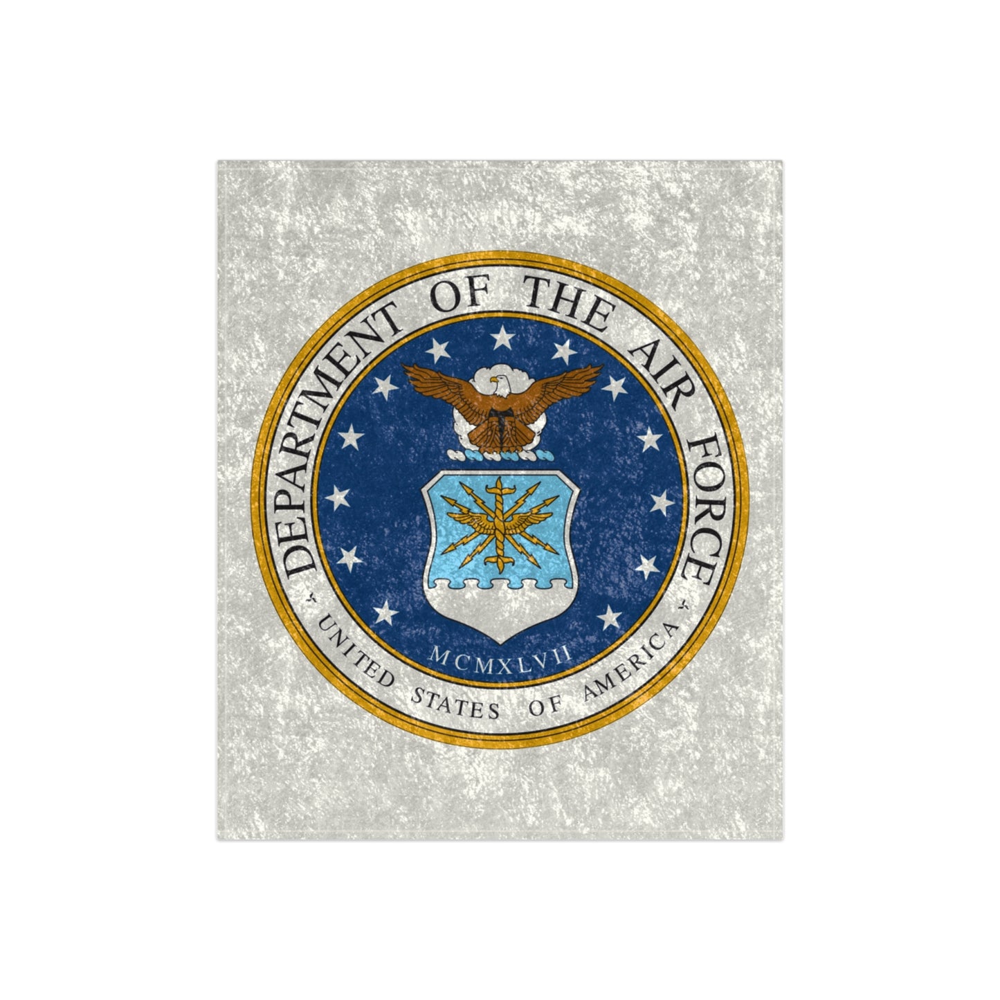 US Air Force Crushed Velvet Blanket