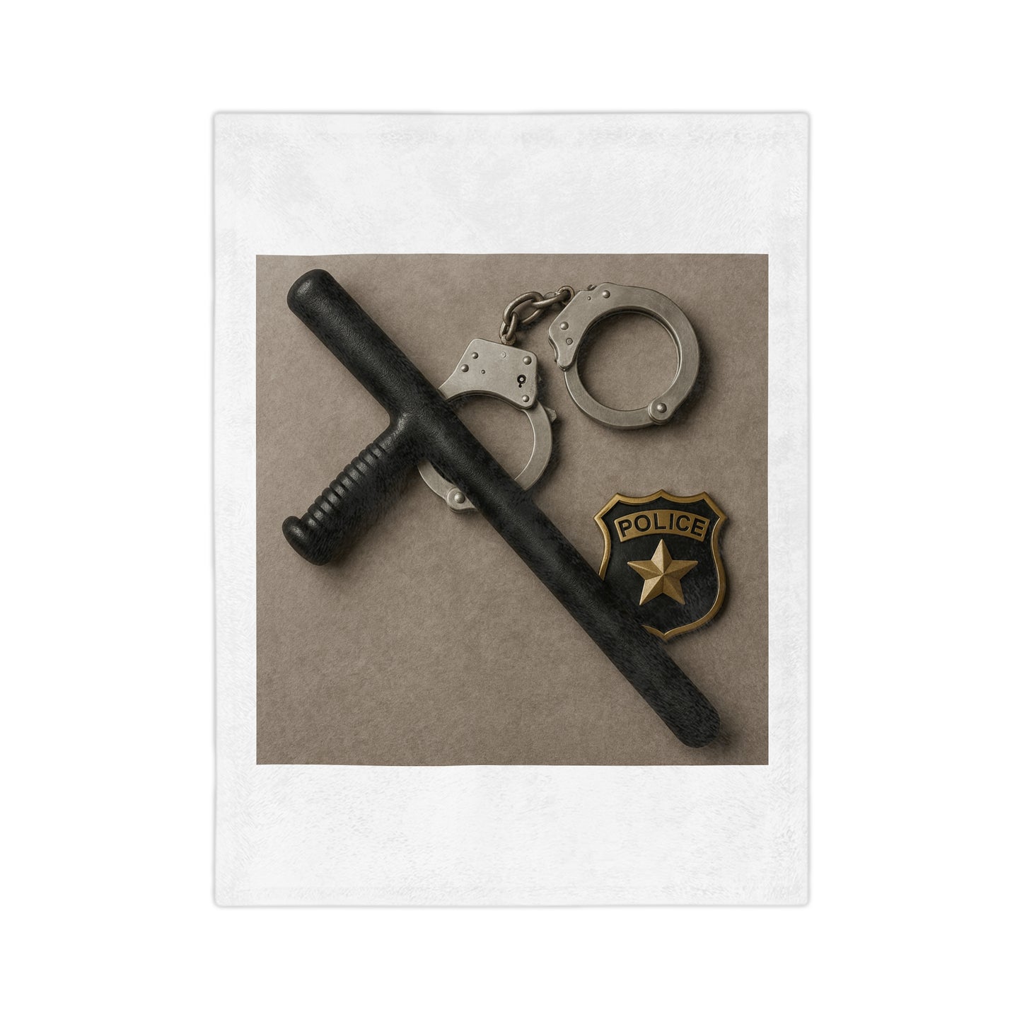 Law Enforcement Appreciation Velveteen Microfiber Blanket