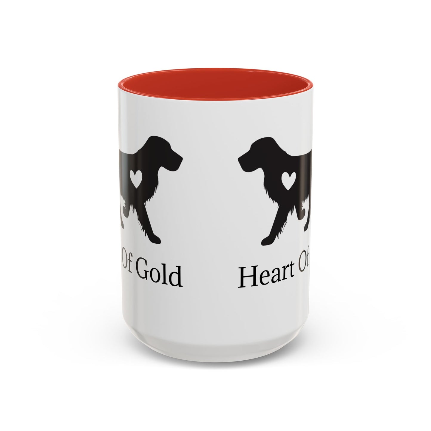 Heart Of Gold 2-Tone Coffee Mug