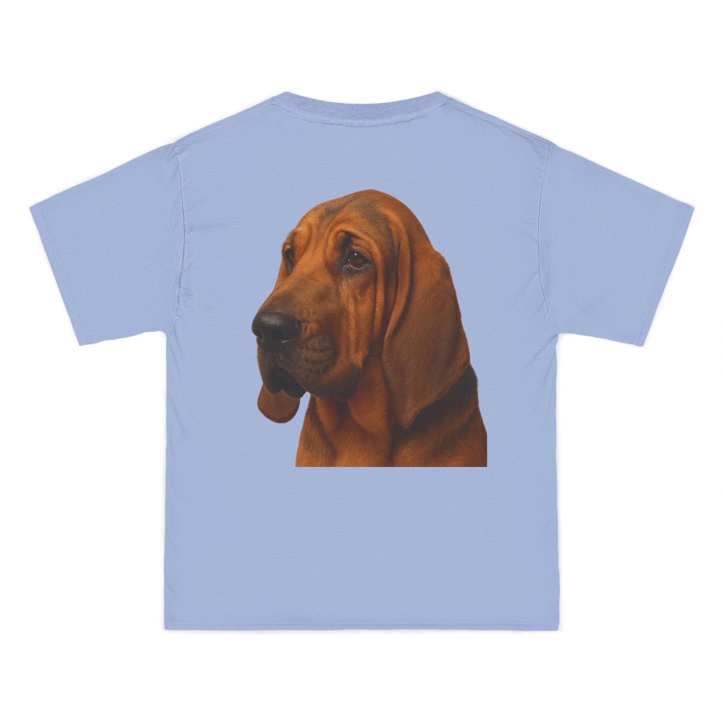 Bloodhound Head Men's Short-Sleeve Crewneck Tee