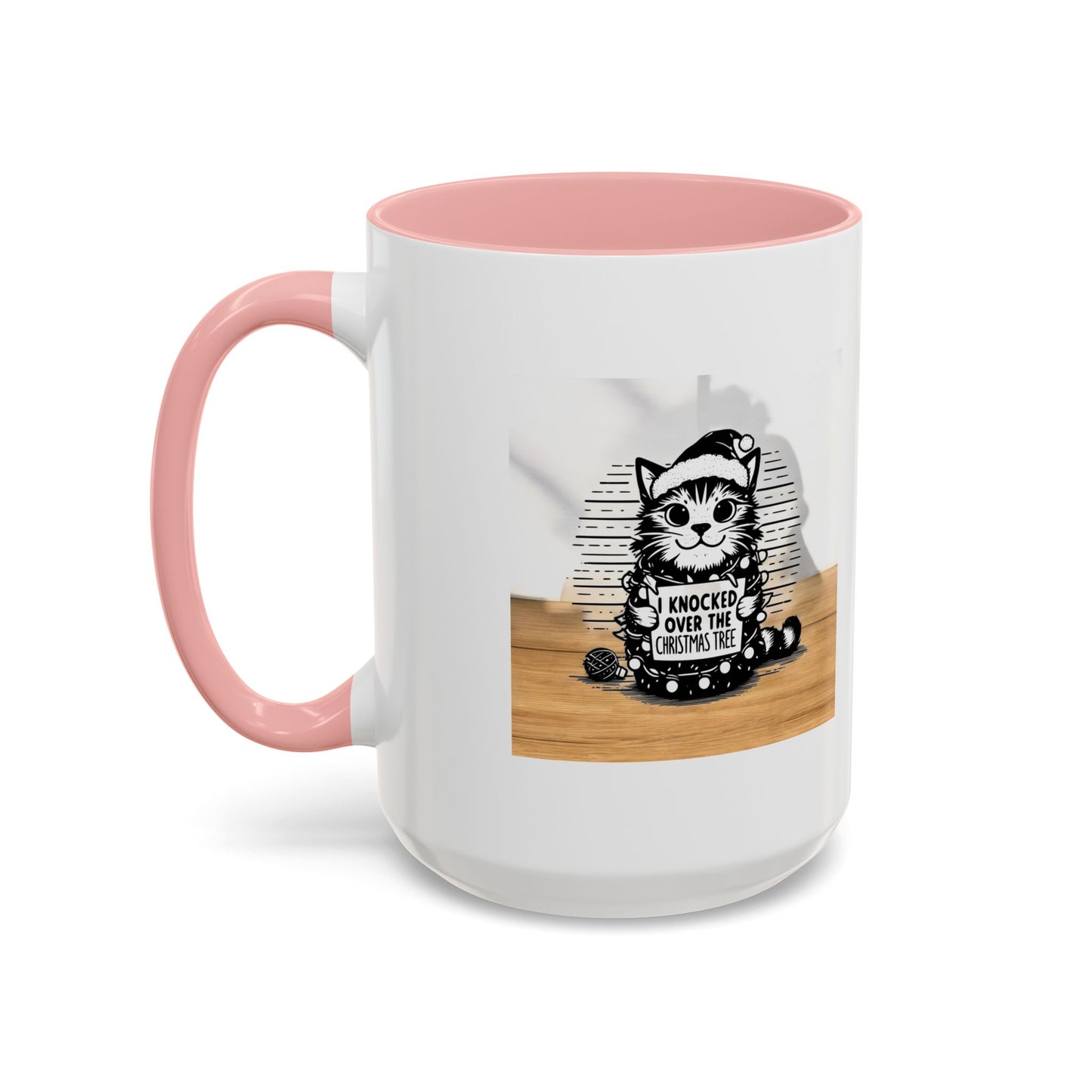 Naughty Cat 2-Tone Coffee Mug
