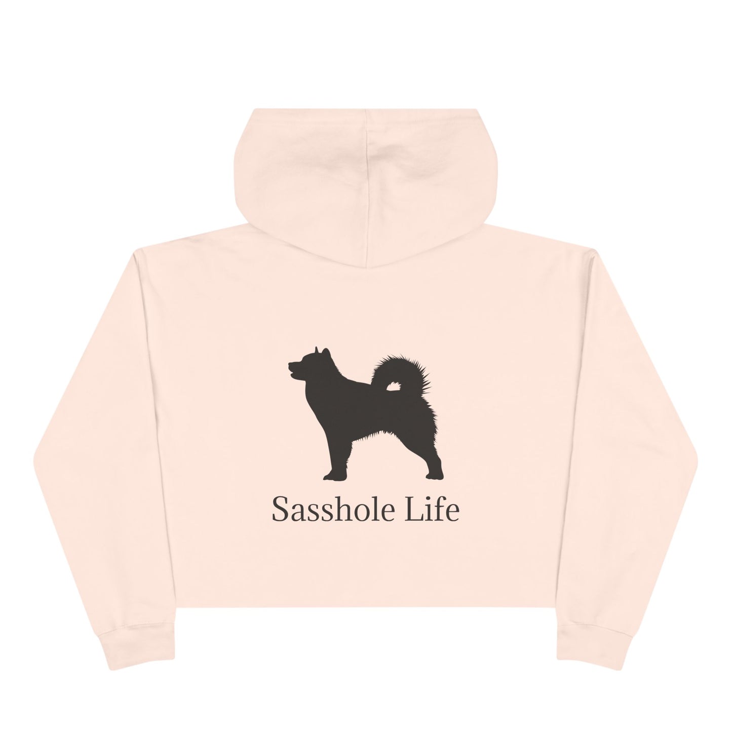 Sasshole Life Women's Crop Hoodie