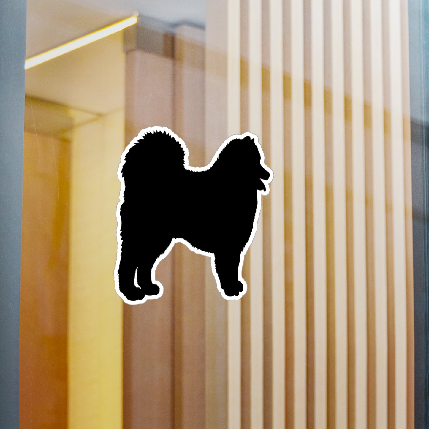 Samoyed Silhouette Vinyl Decal