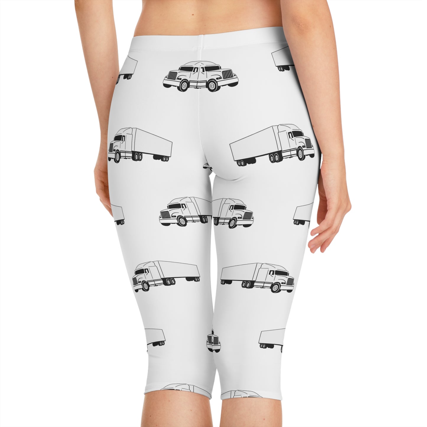 Semi Truck Women's Capri Leggings