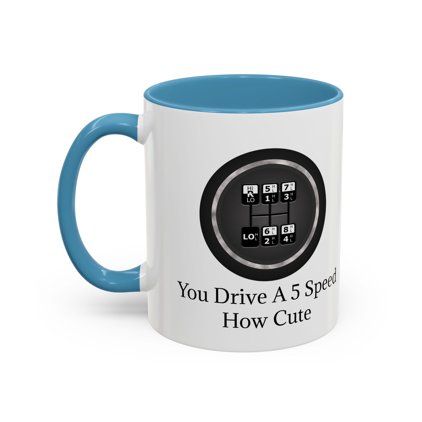 5 Speed How Cute 2-Tone Coffee Mug