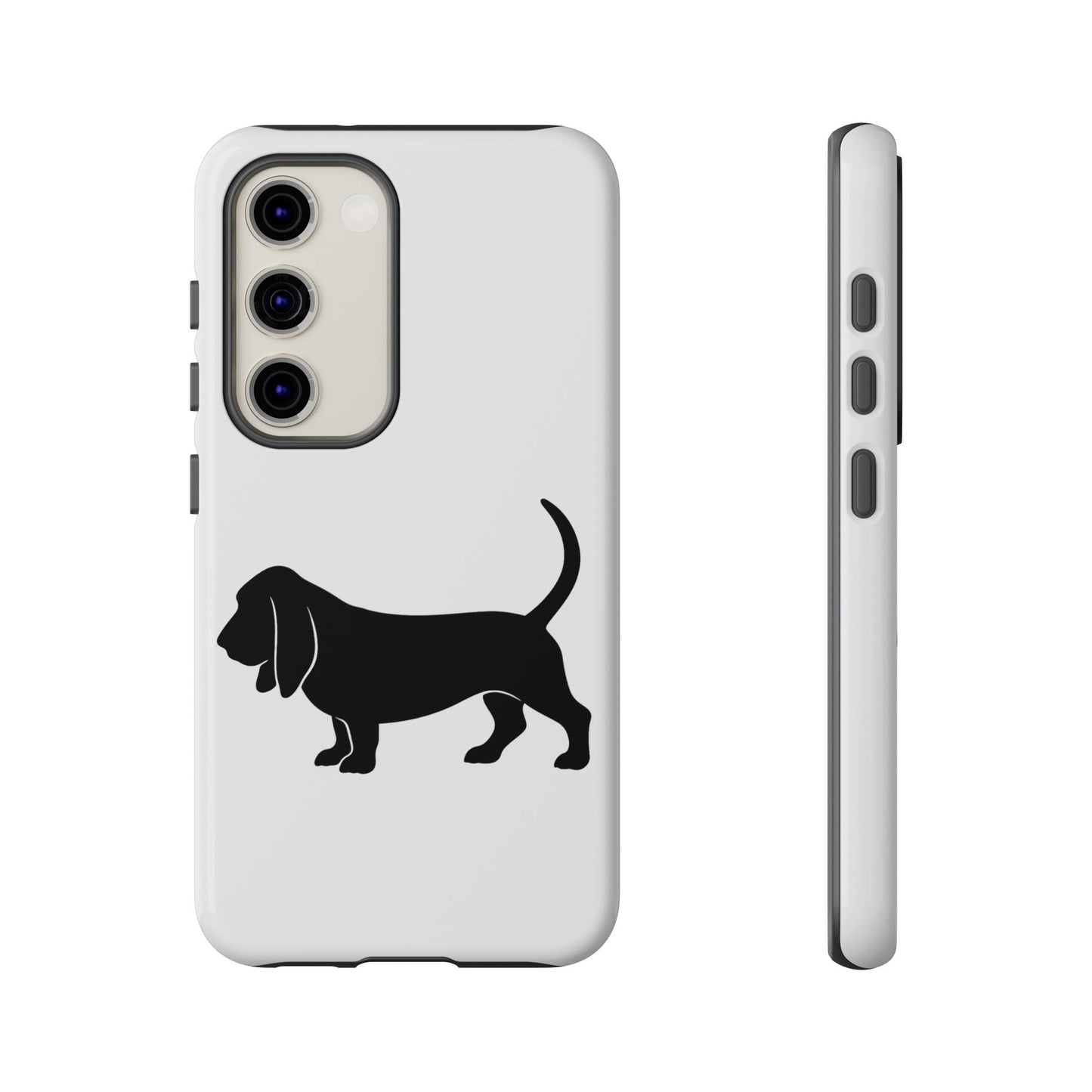 Basset Hound Silhouette Samsung Case