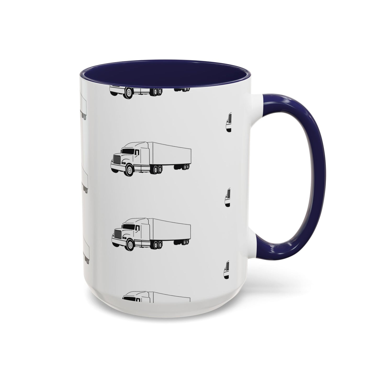 Semi Truck 2-Tone Coffee Mug