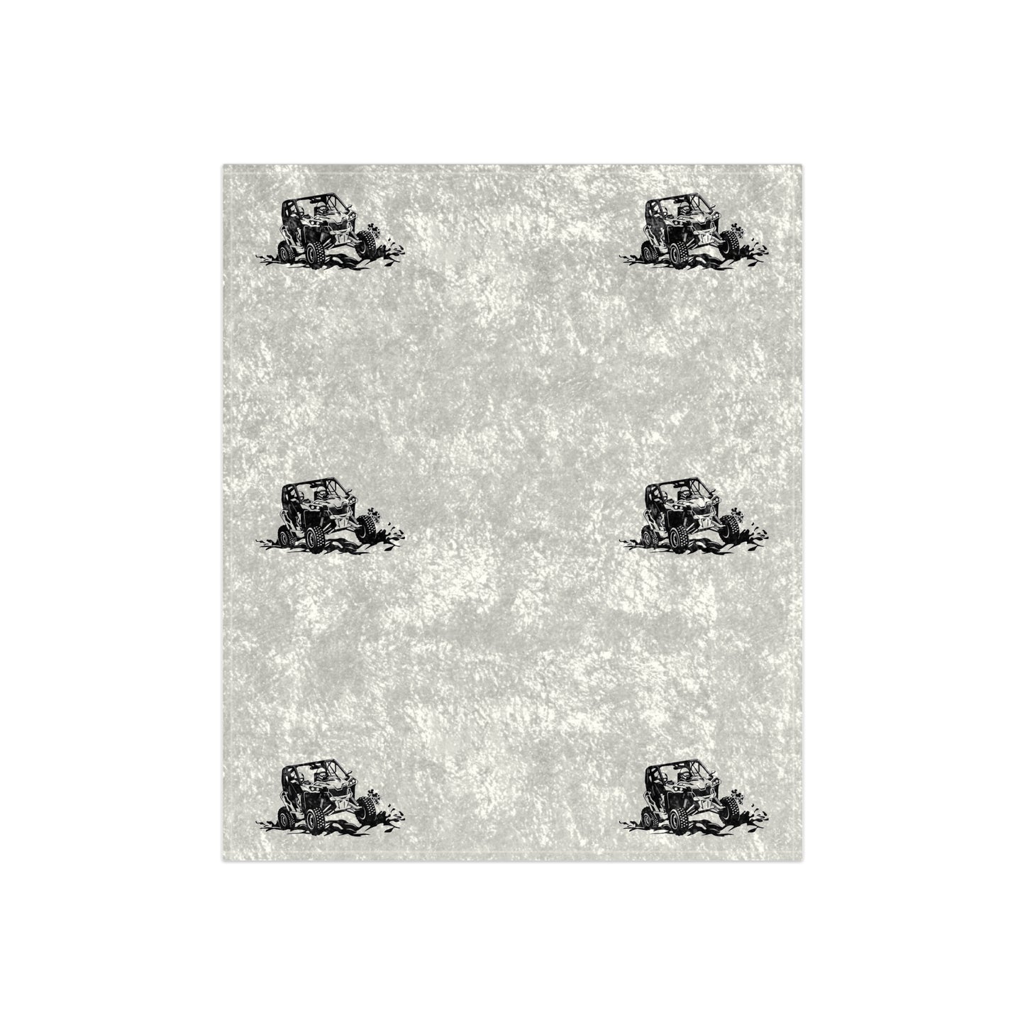 Slingin' Mud Side By Side Crushed Velvet Blanket