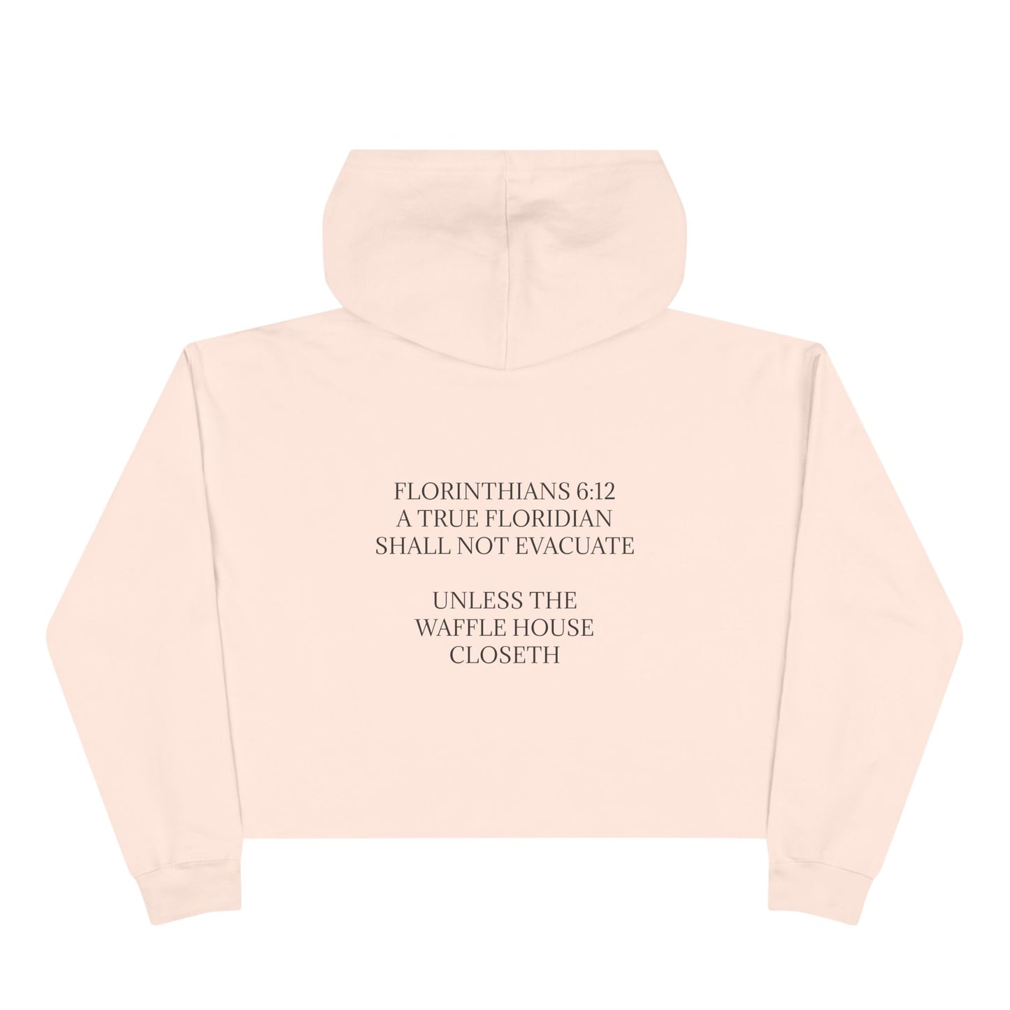 Florinthians 6:12 Women's Crop Hoodie