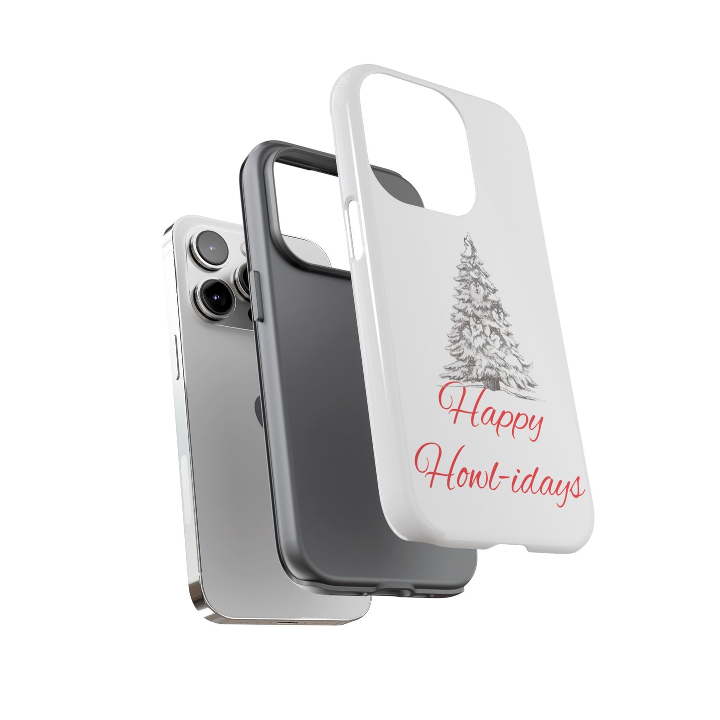 Happy Howl-idays iPhone Case