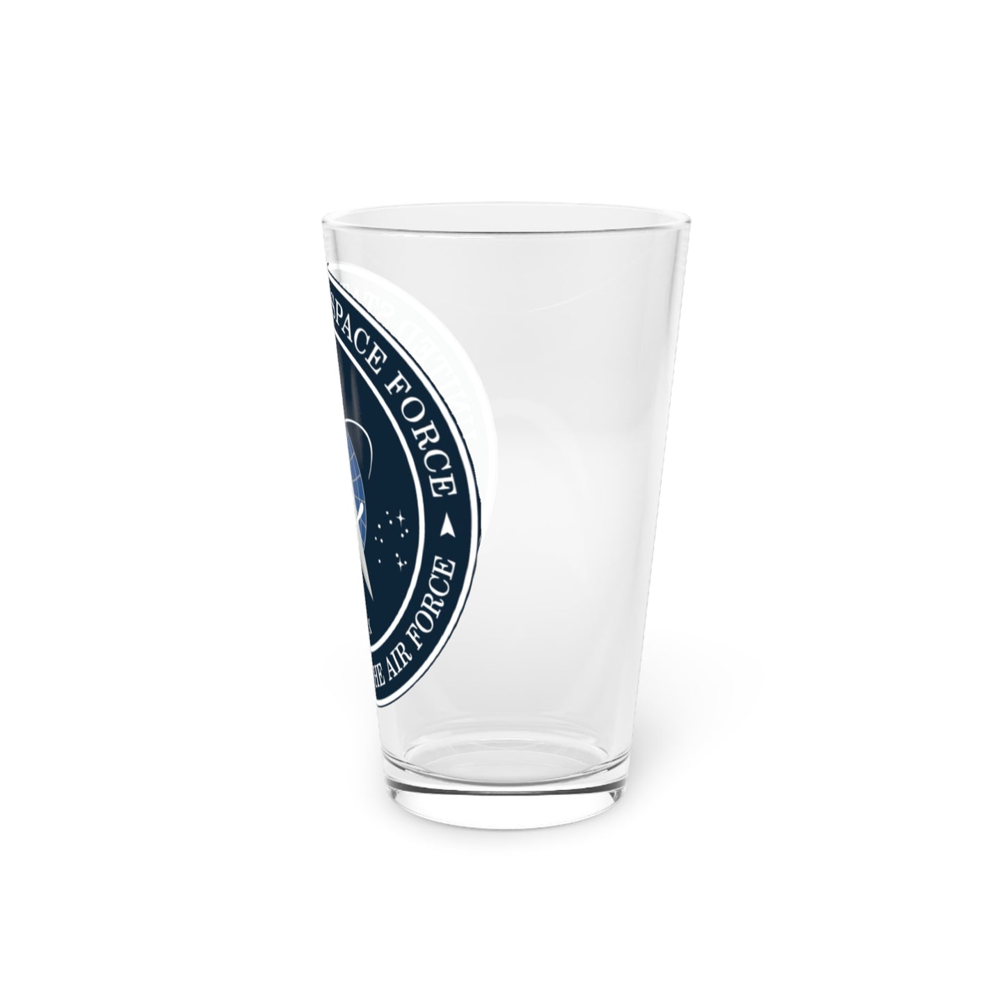 US Space Force Drinking Glass