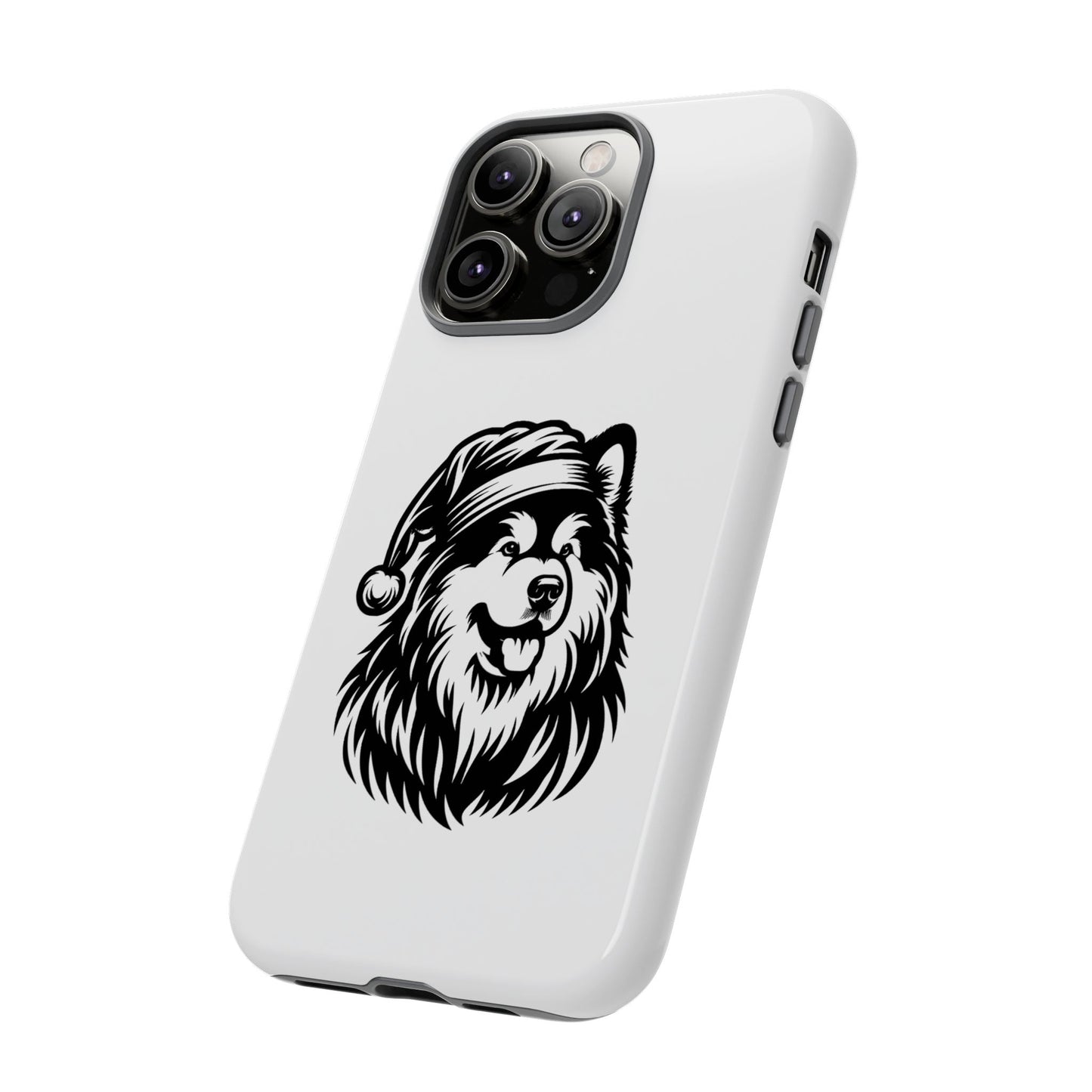 Santa Paws Malamute iPhone Case