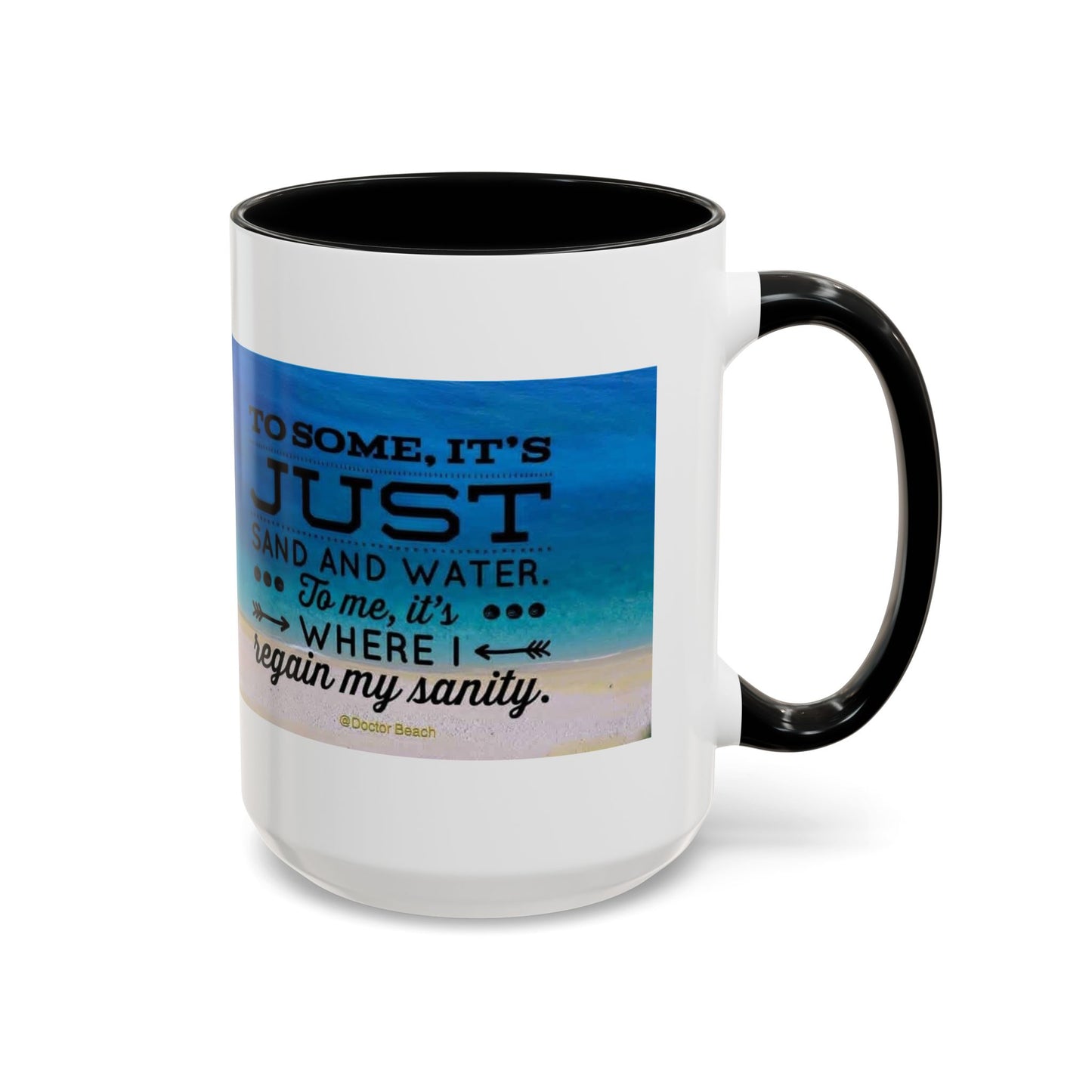 Dr. Beach 2-Tone Coffee Mug