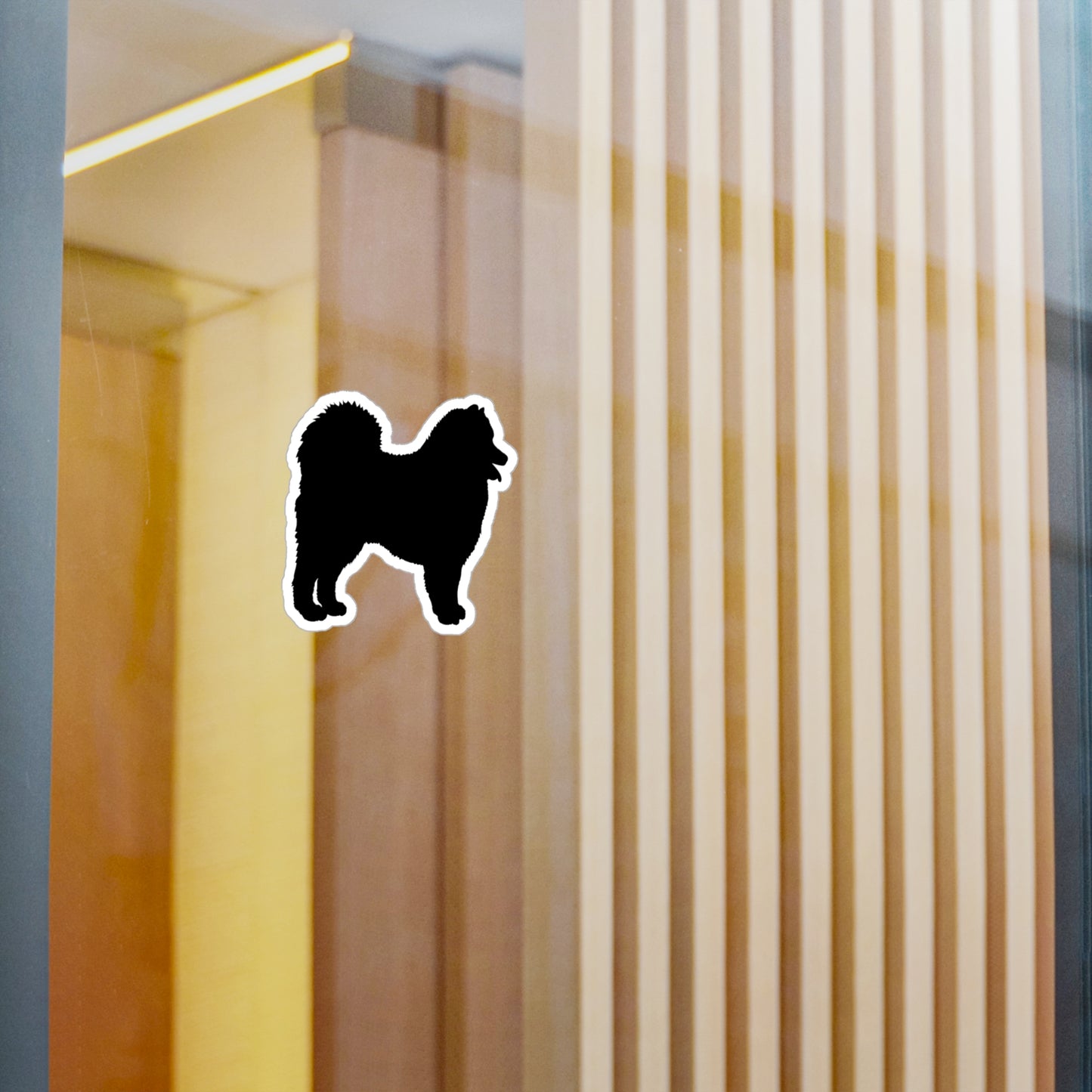 Samoyed Silhouette Vinyl Decal