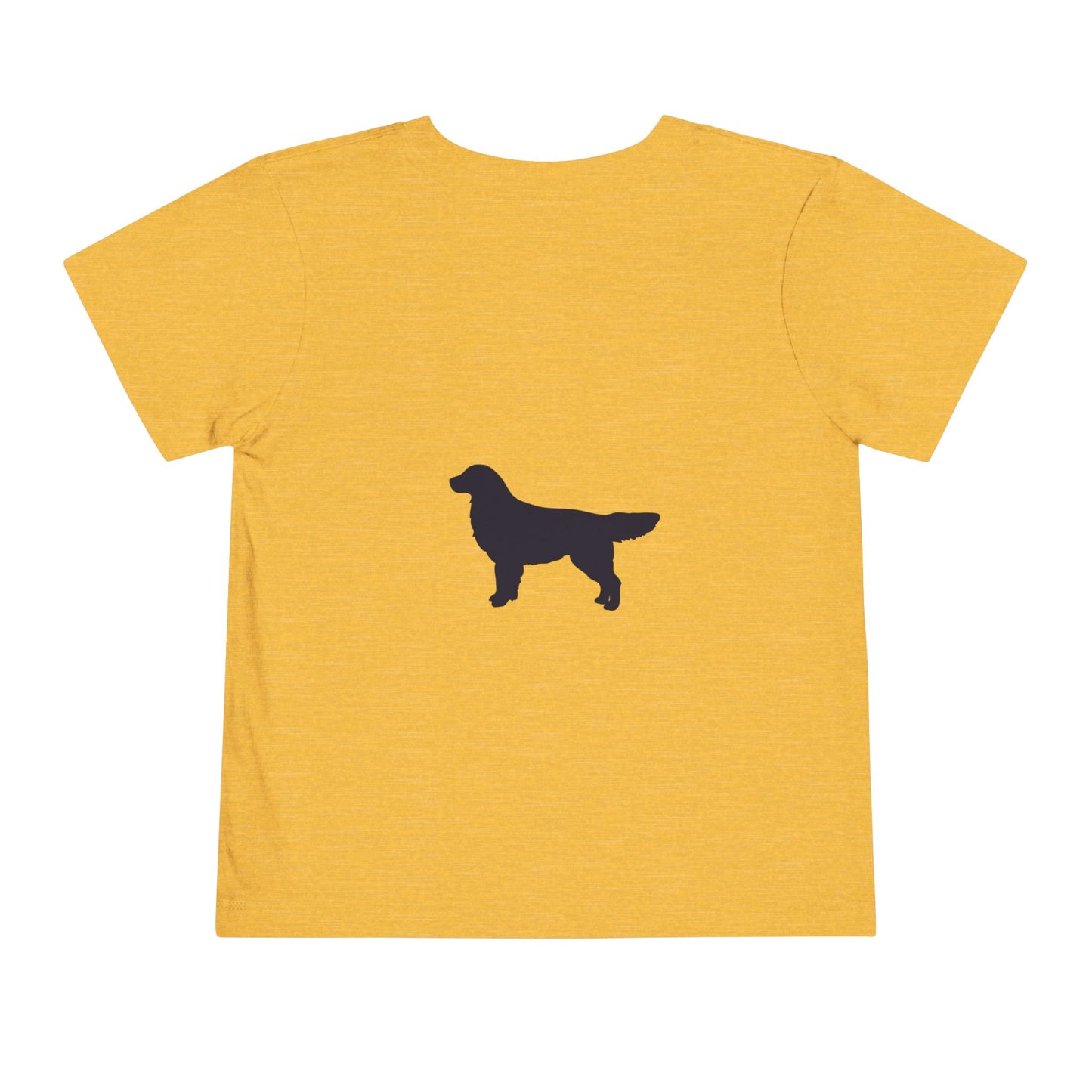 Golden Silhouette Toddler Unisex Short Sleeve Crewneck Tee