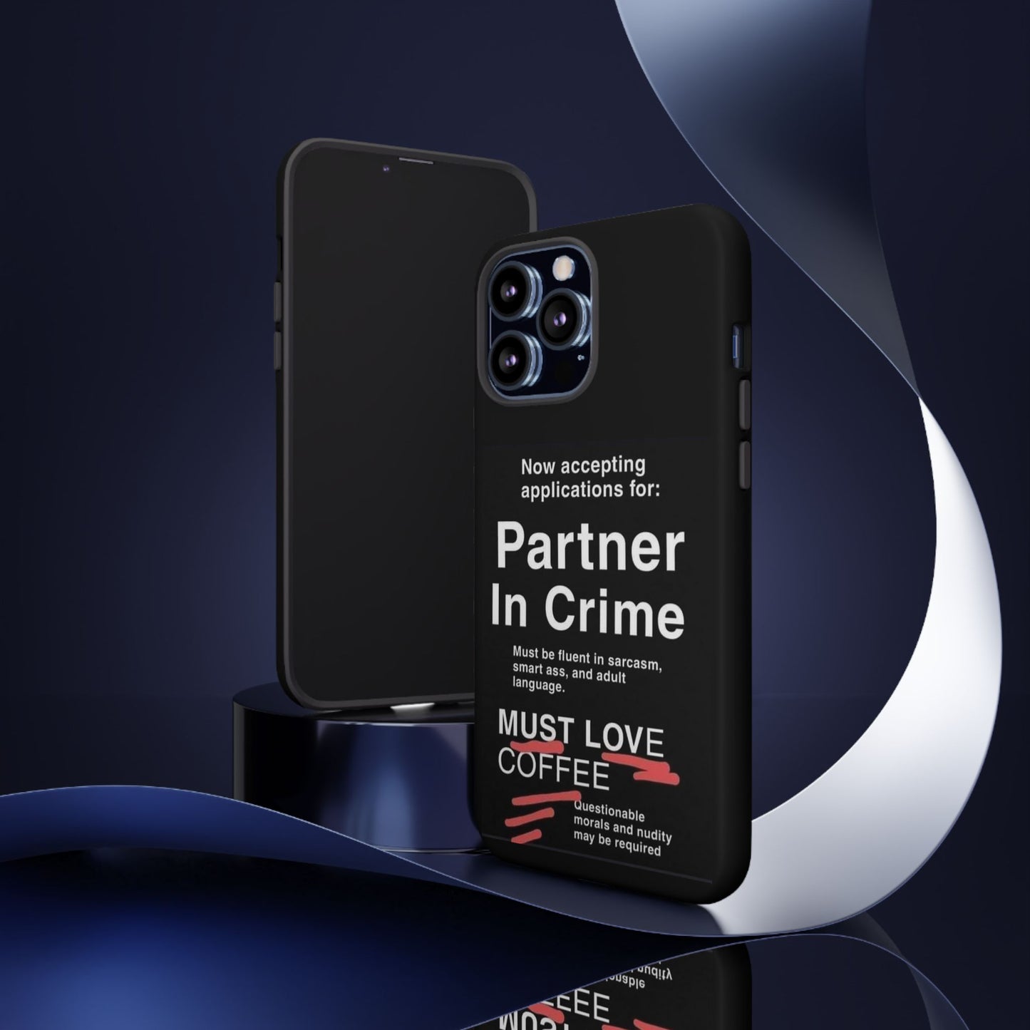 Partner In Crime iPhone Case