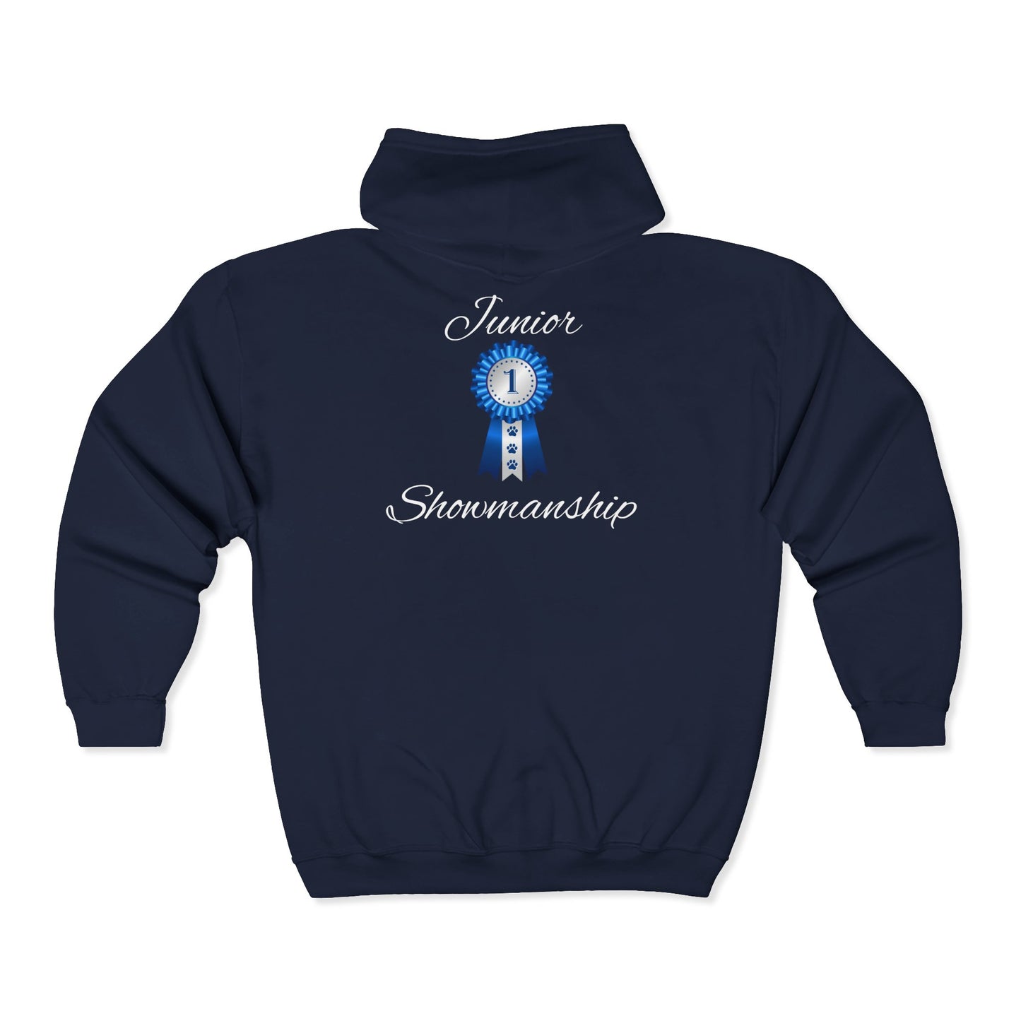 Junior Showmanship Unisex Full Zip Hoodie