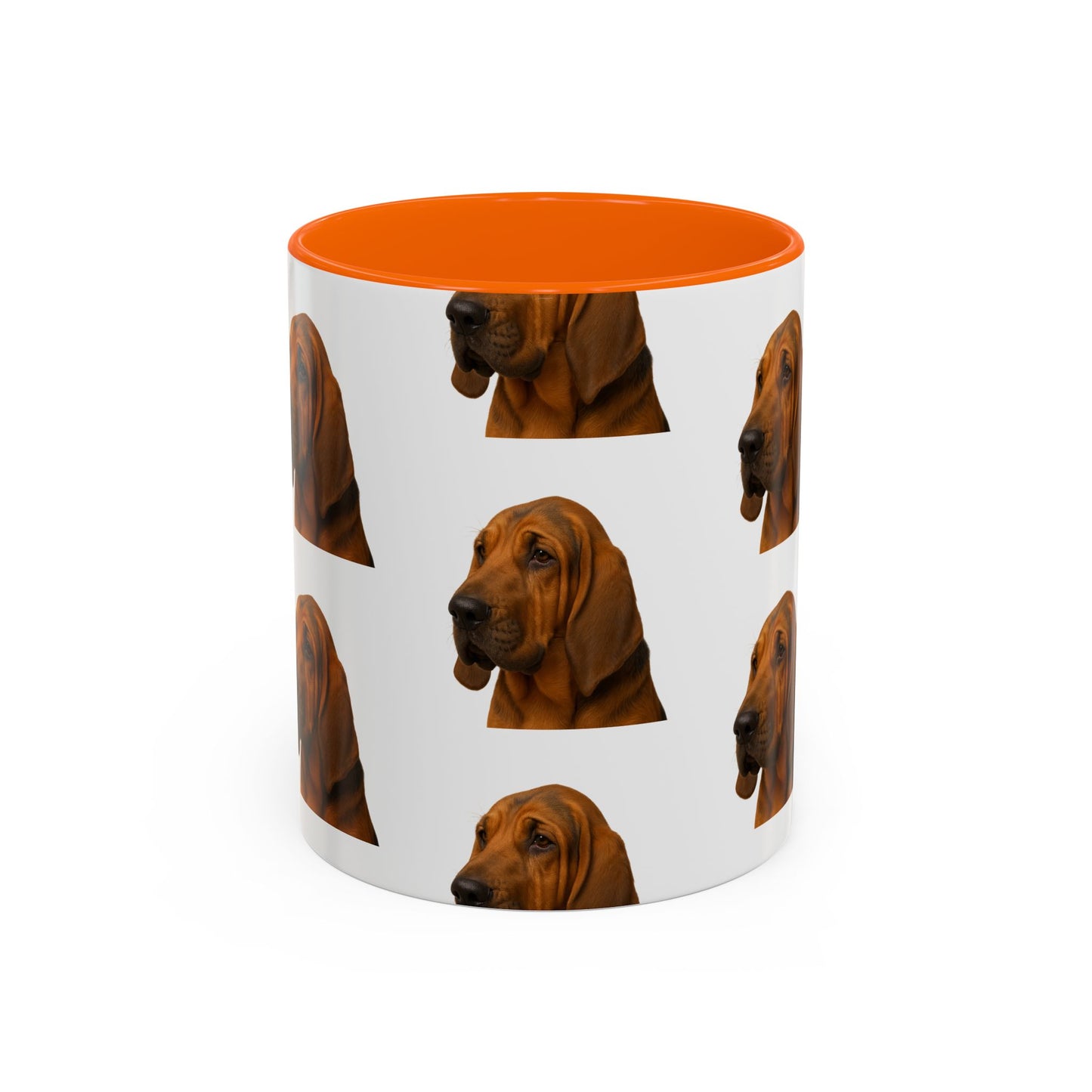 Bloodhound Head 2-Tone Coffee Mug
