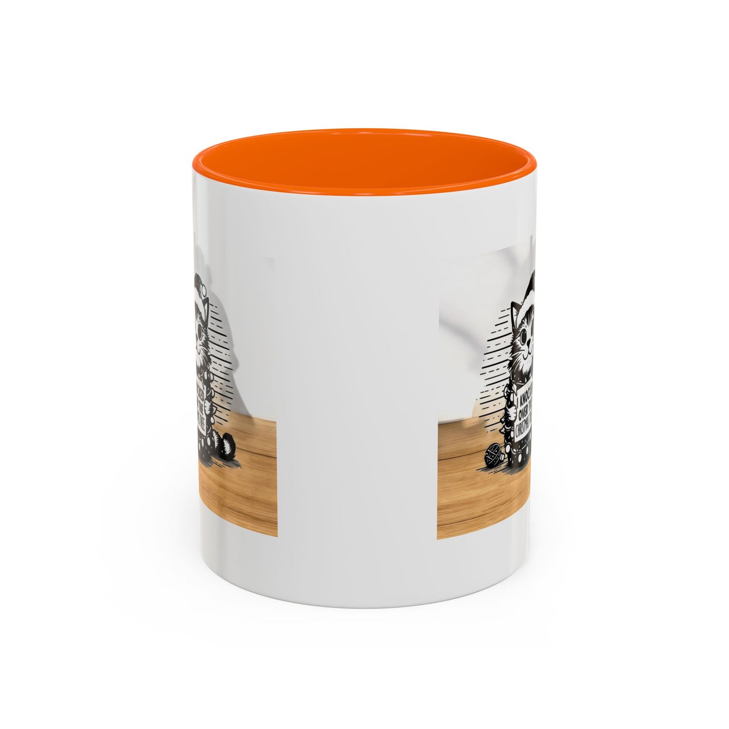 Naughty Cat 2-Tone Coffee Mug