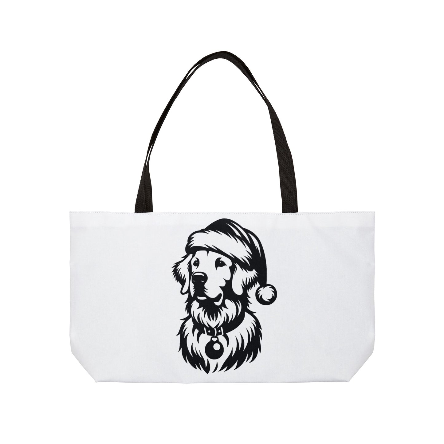Santa Paws Golden Weekender Tote Bag