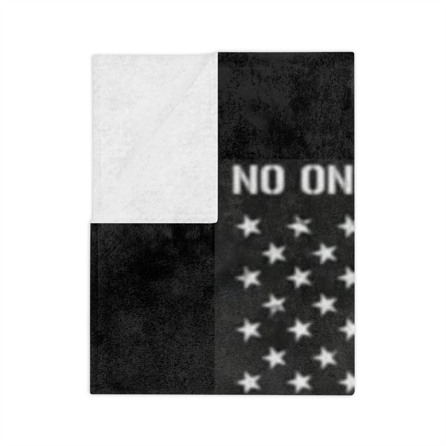 No One Fights Alone Velveteen Microfiber Blanket