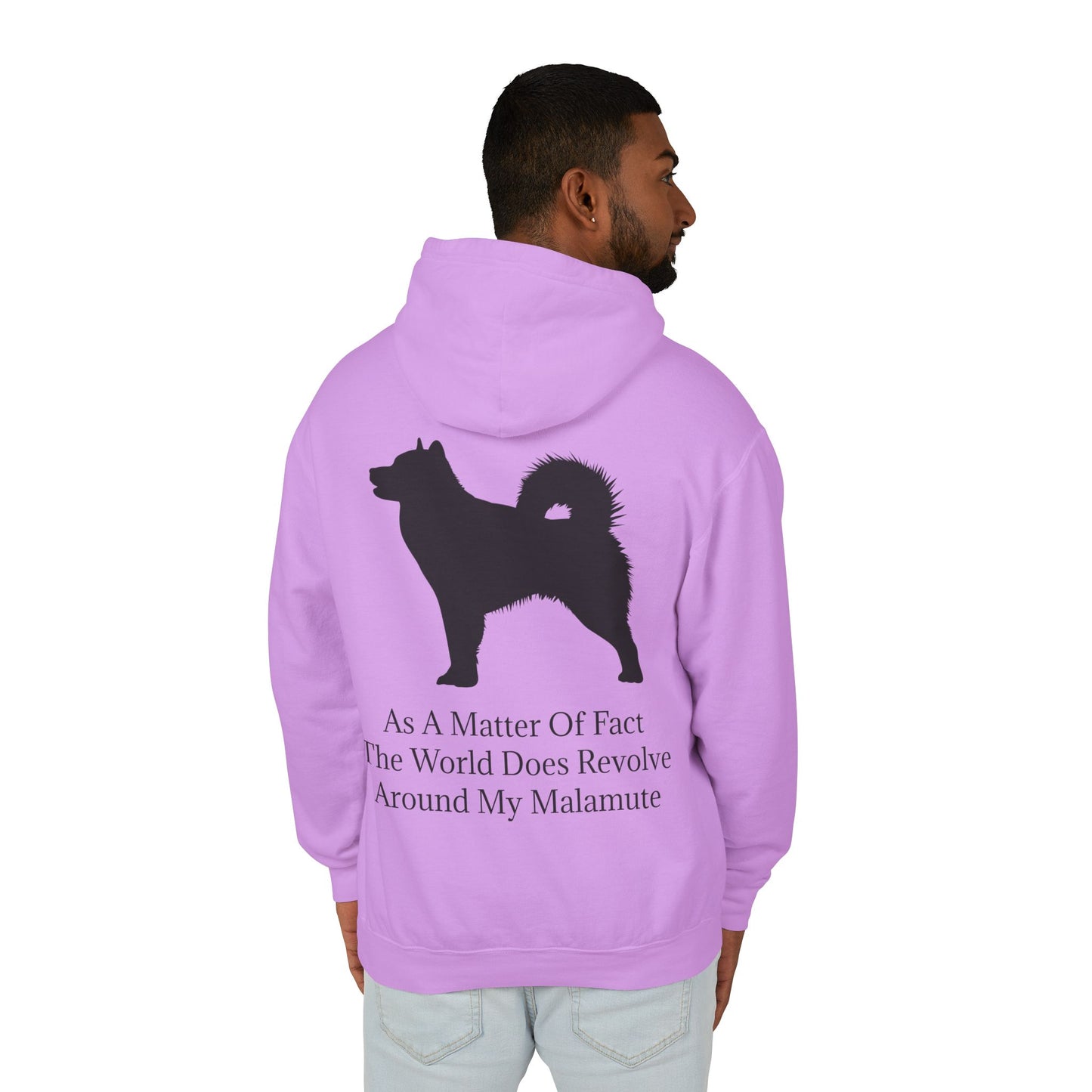Matter Of Fact Malamute Unisex Lightweight Hoodie